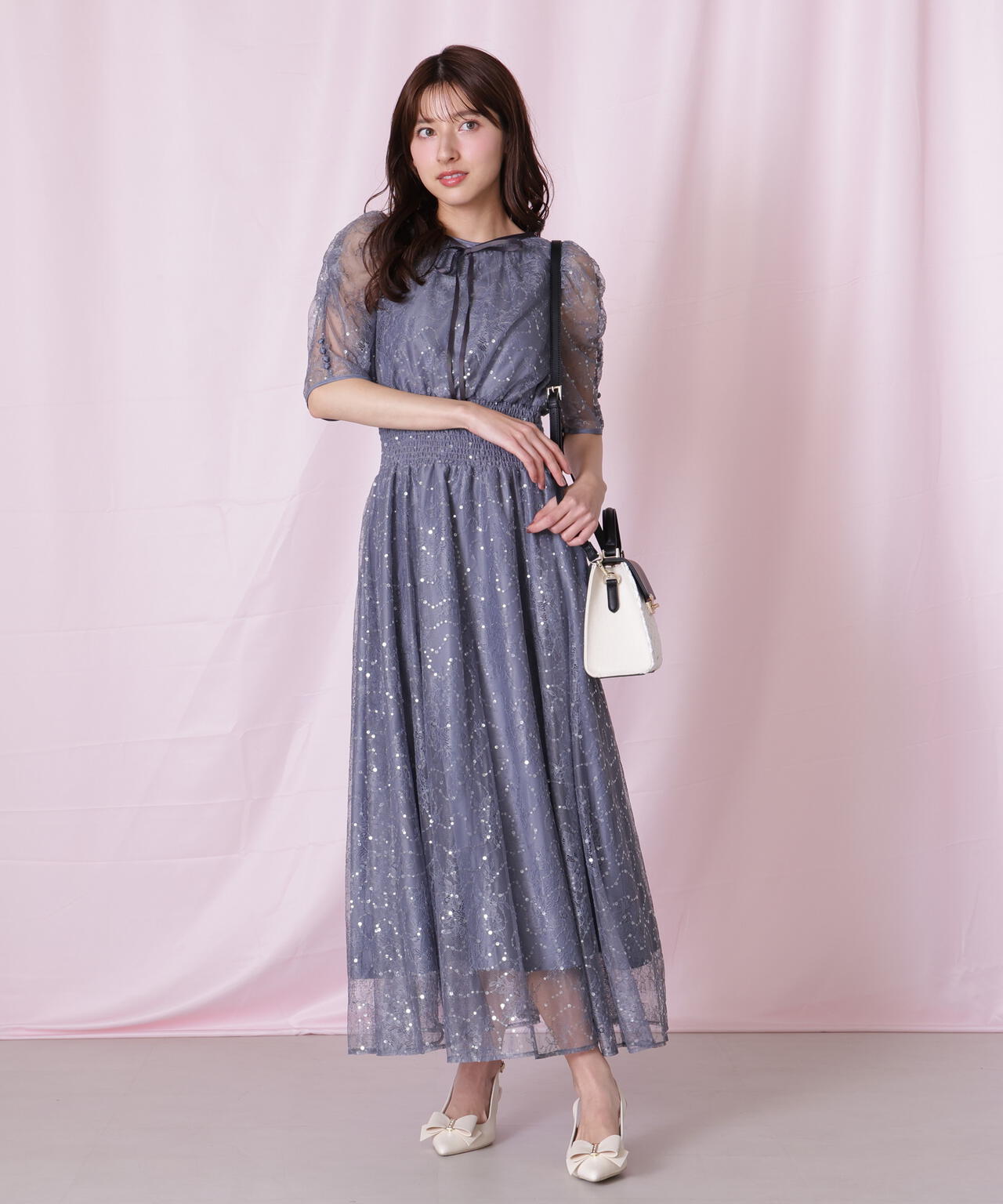 フラップレースバッグ