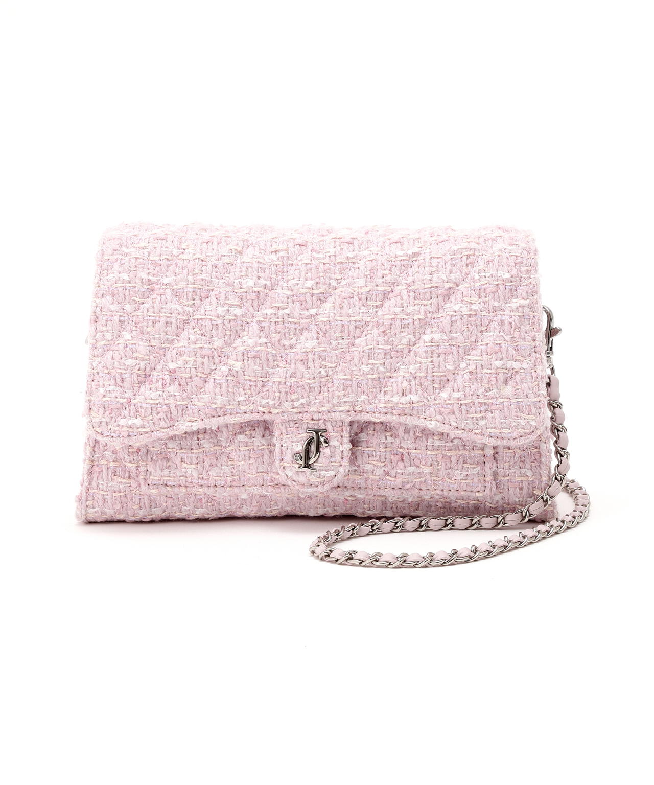 ツイードキルティングチェーンバッグ