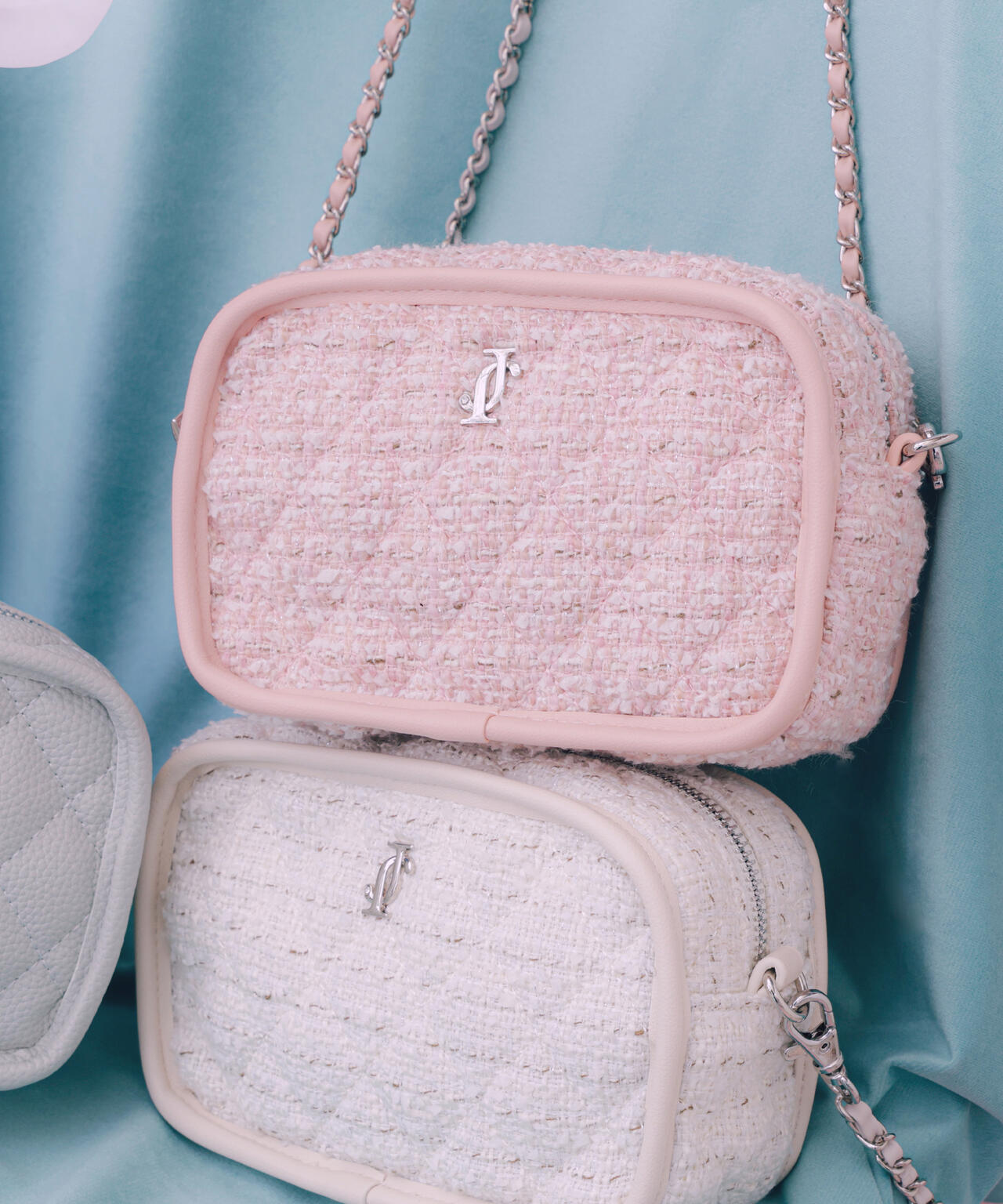 パイピングショルダーバッグ