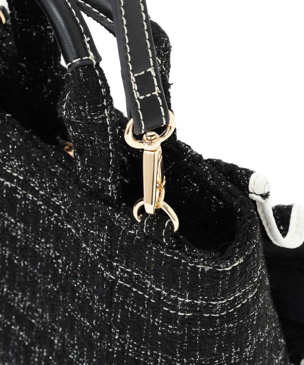 <フリルトートミニ>ツイード