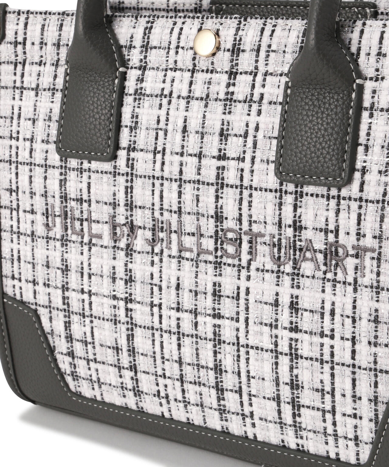 ツイードショルダートート