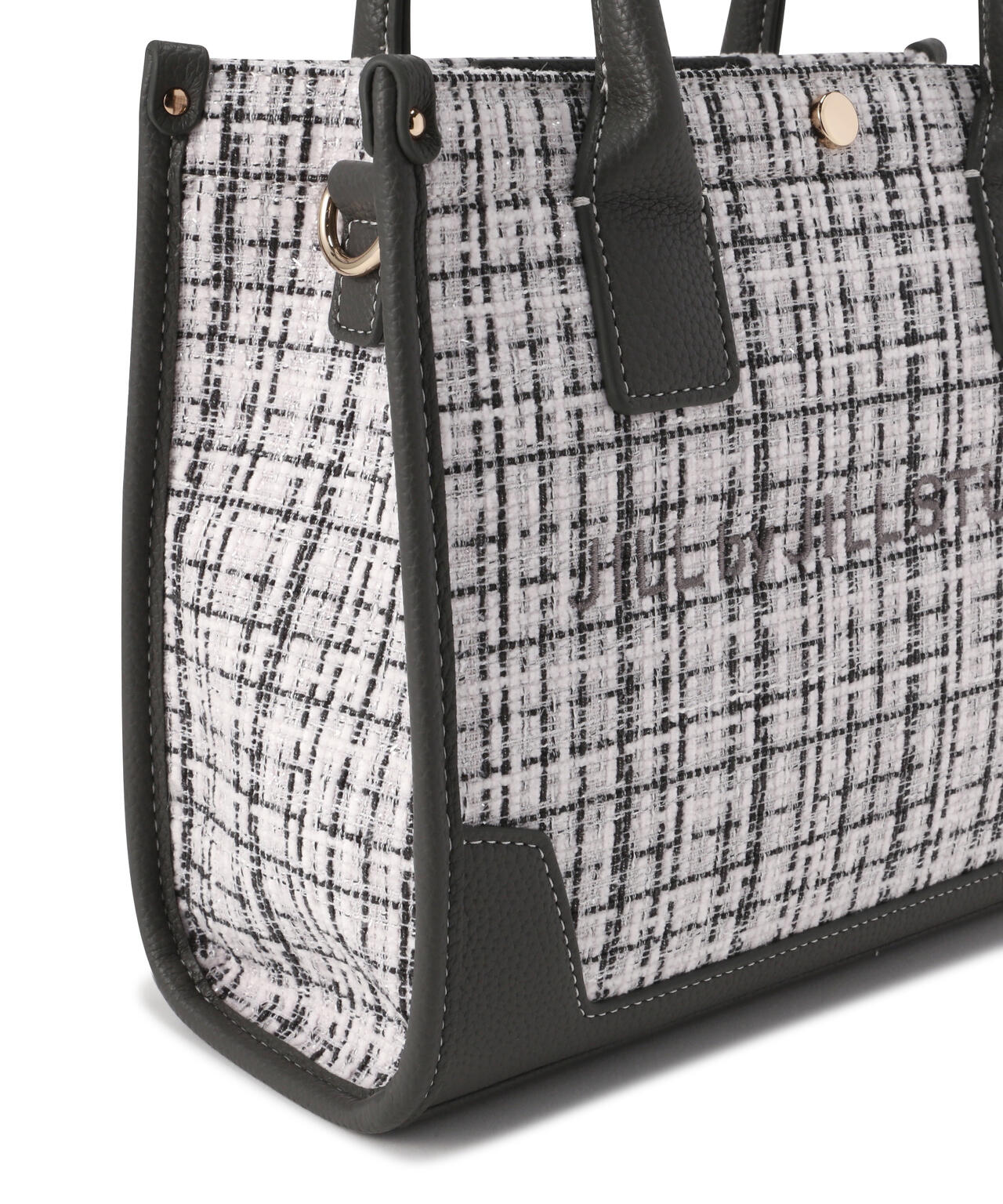 ツイードショルダートート