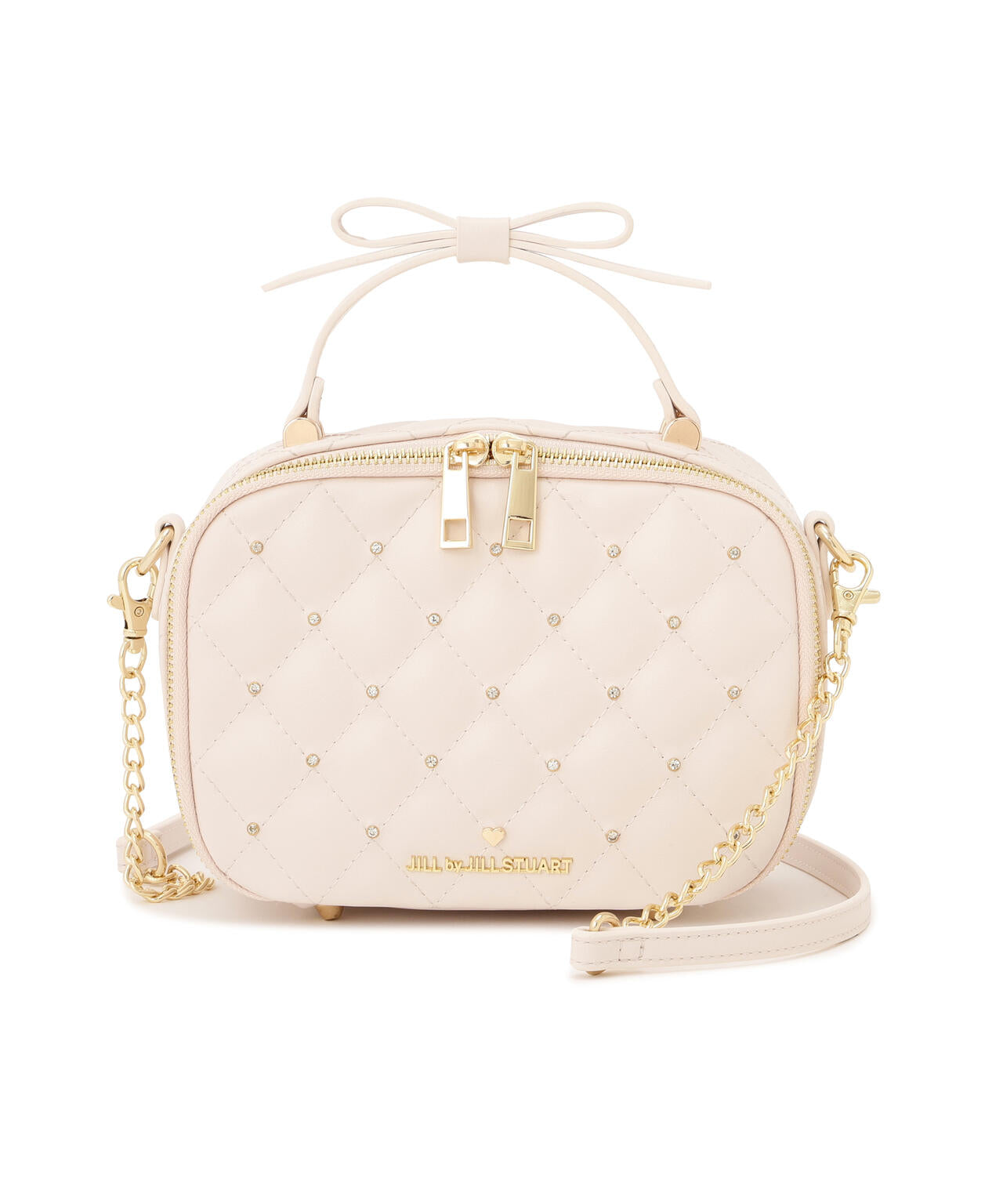 キルティングビジュースクエアバッグ