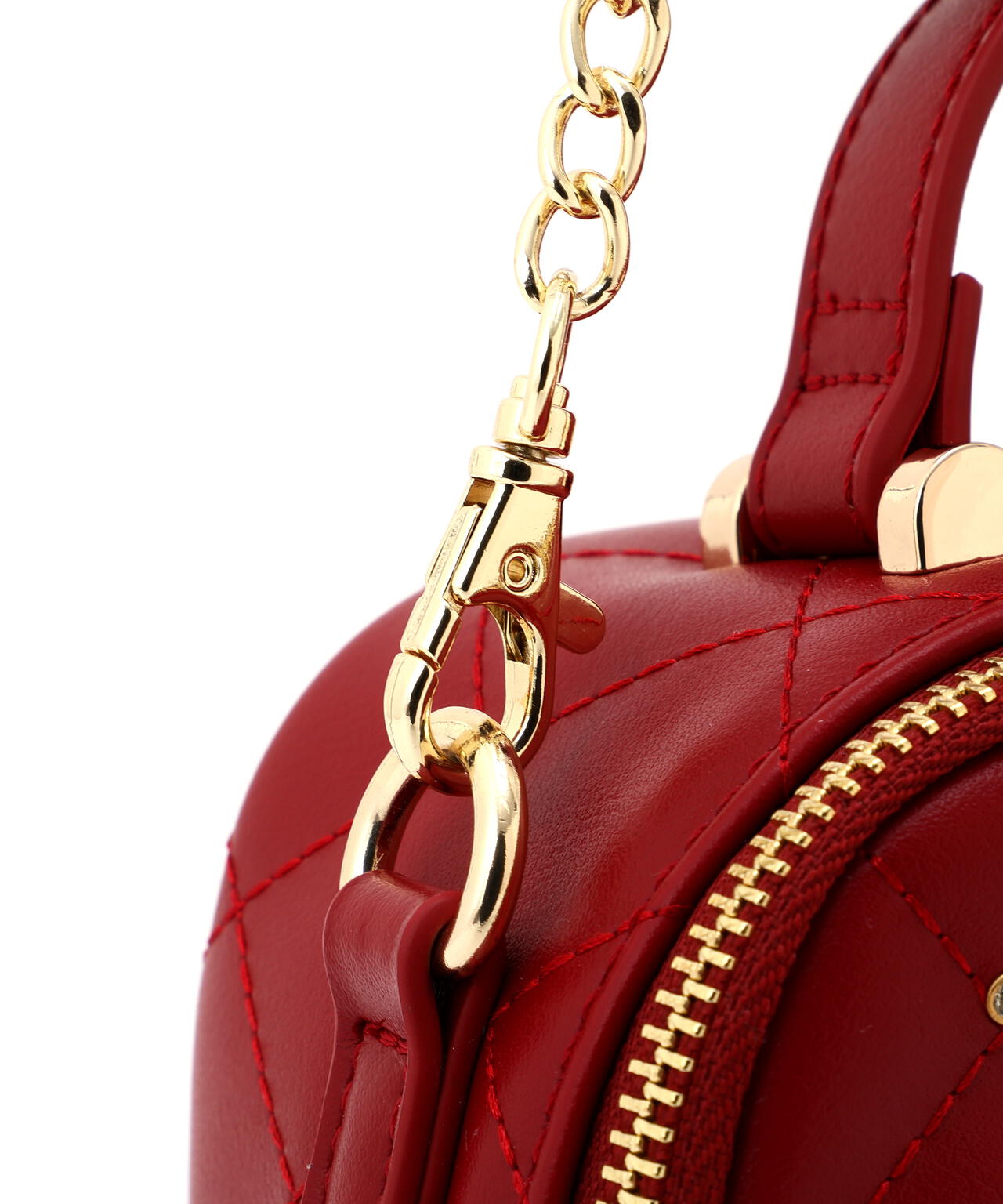 キルティングビジュースクエアバッグ