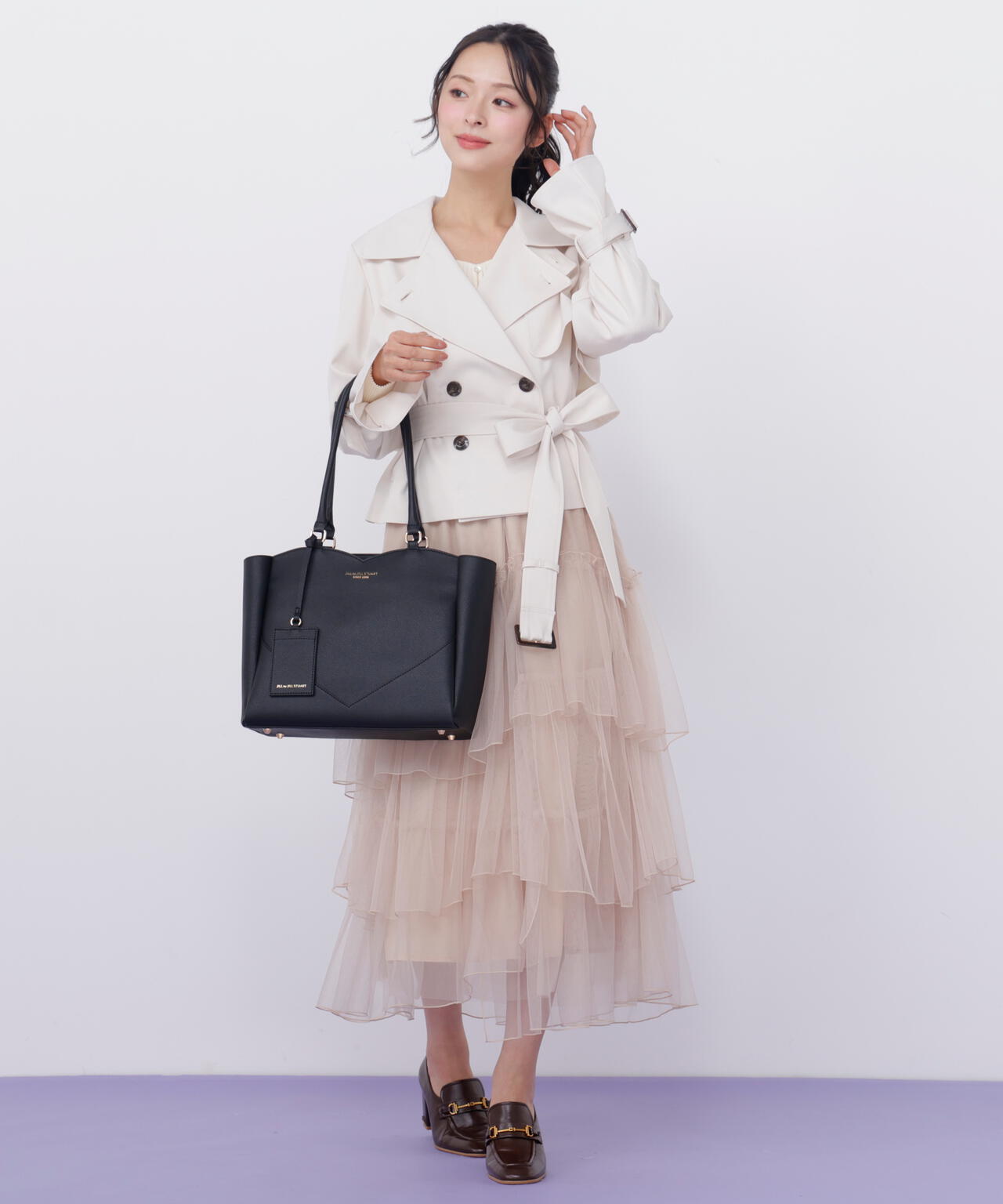 ハートカッティングA4トートバッグ