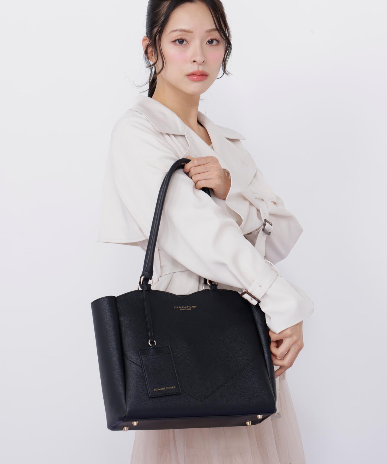 ハートカッティングA4トートバッグ