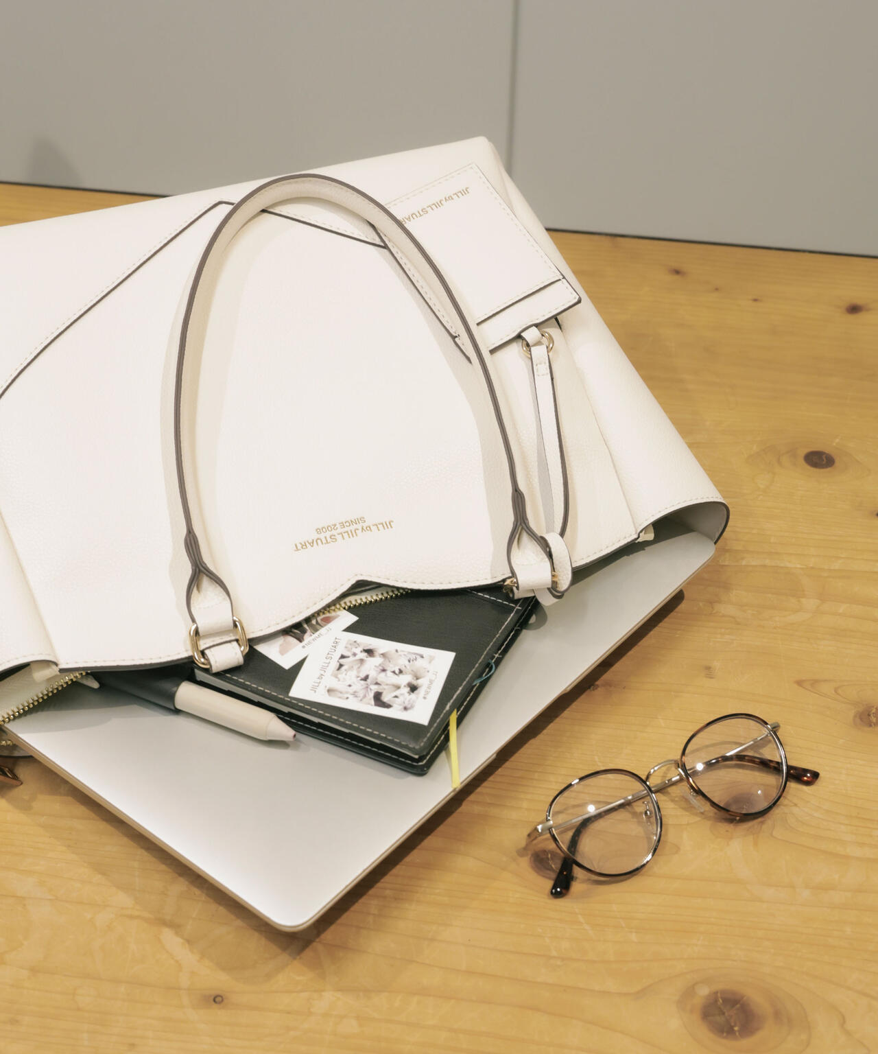 ハートカッティングA4トートバッグ