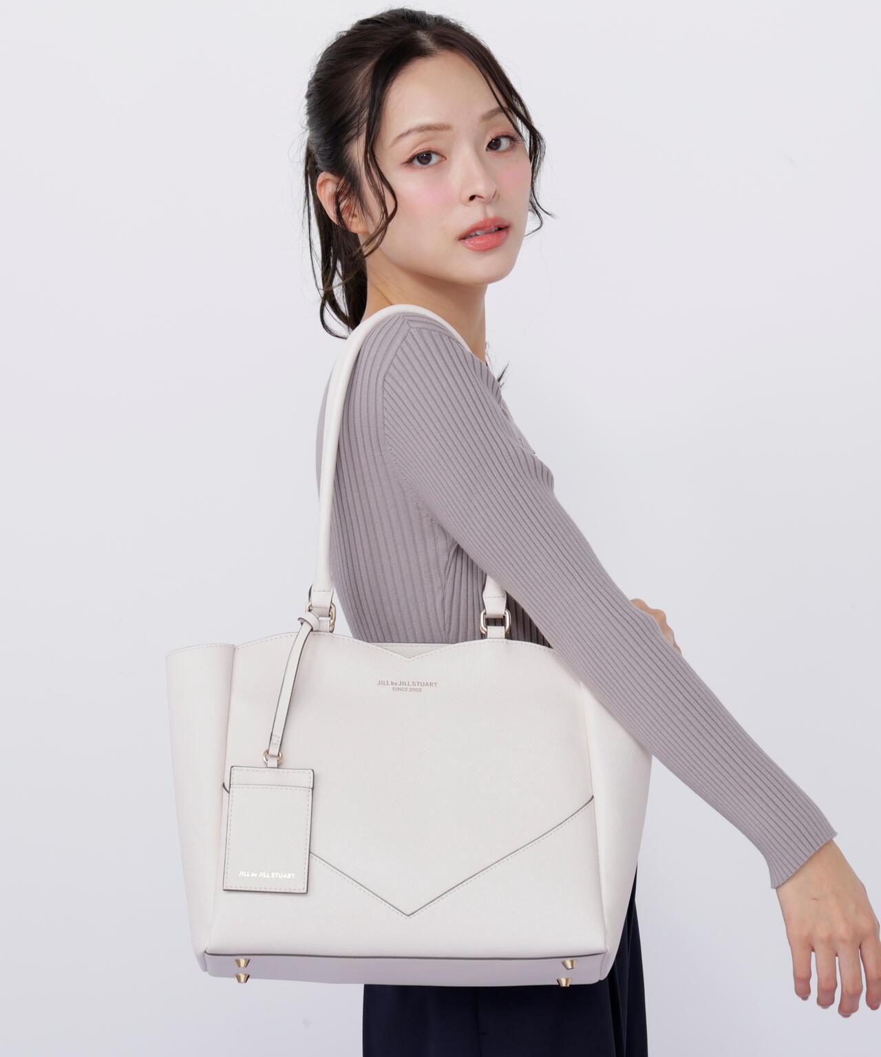 ハートカッティングA4トートバッグ