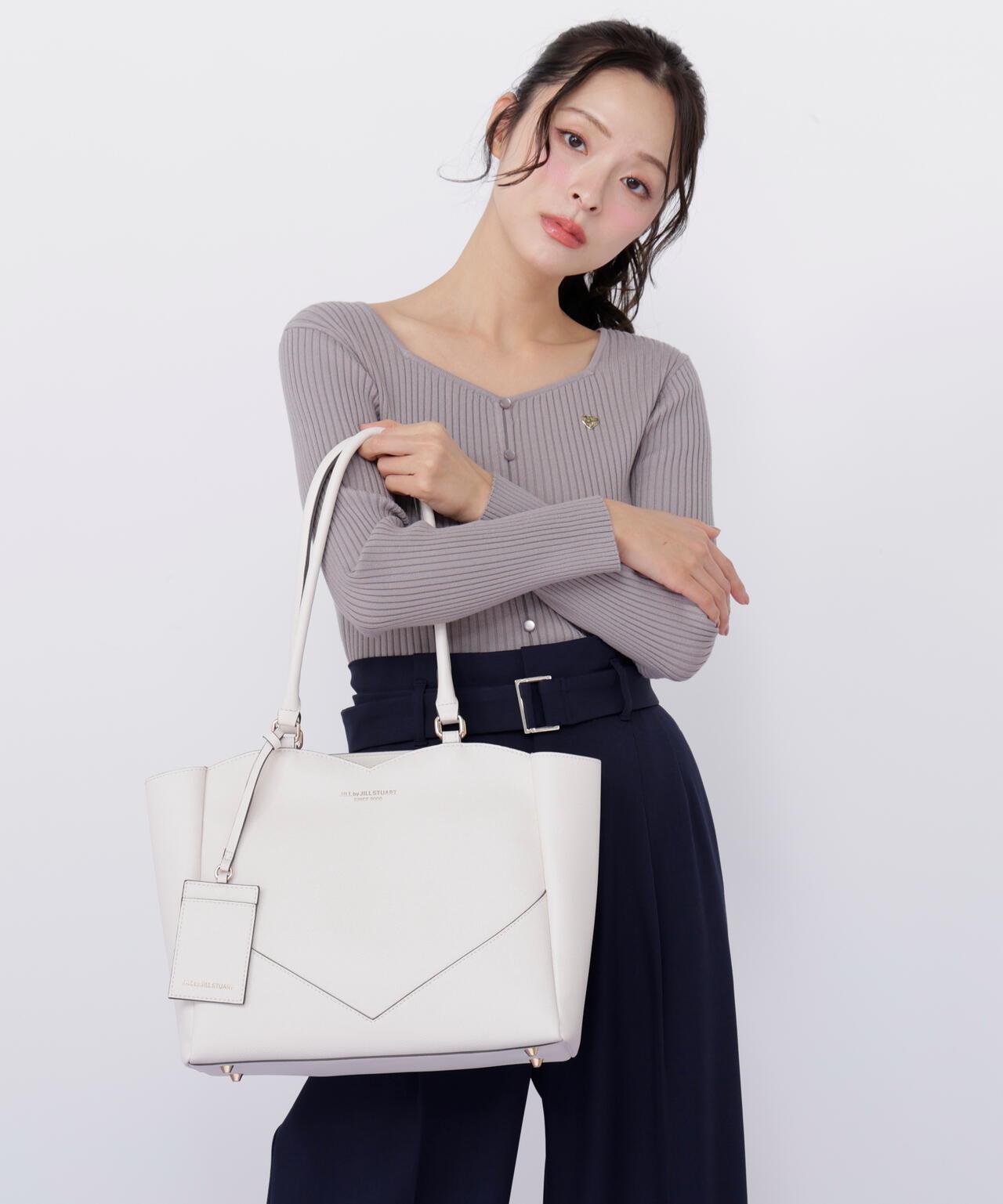 ハートカッティングA4トートバッグ