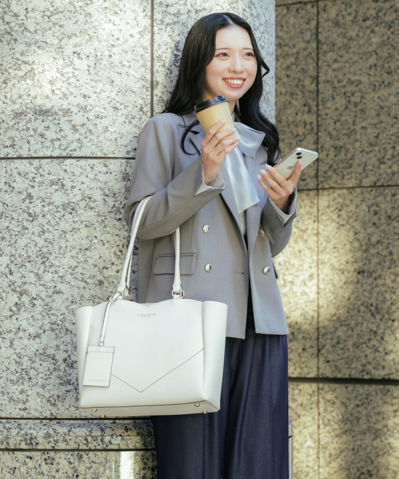 ハートカッティングA4トートバッグ