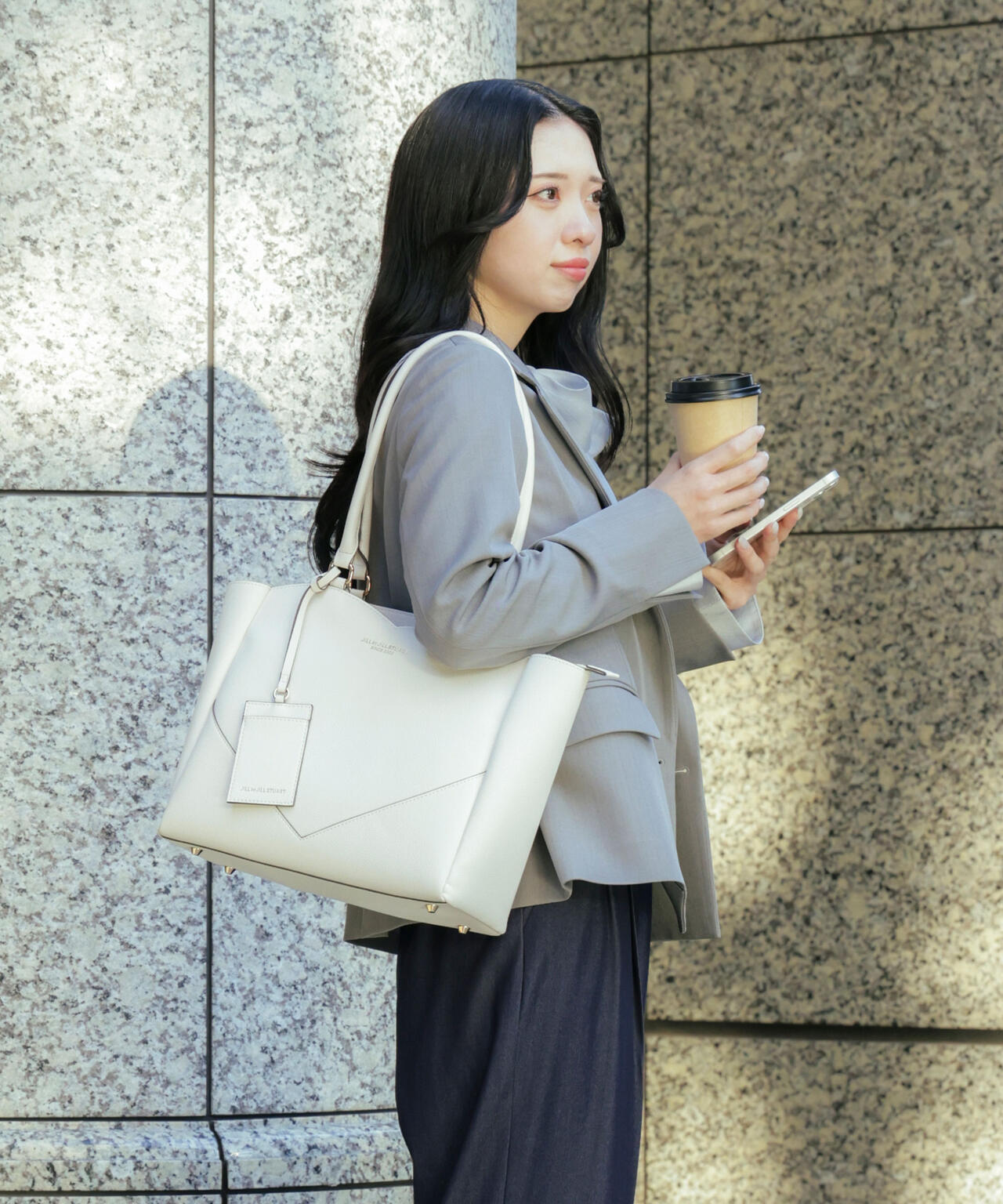 ハートカッティングA4トートバッグ