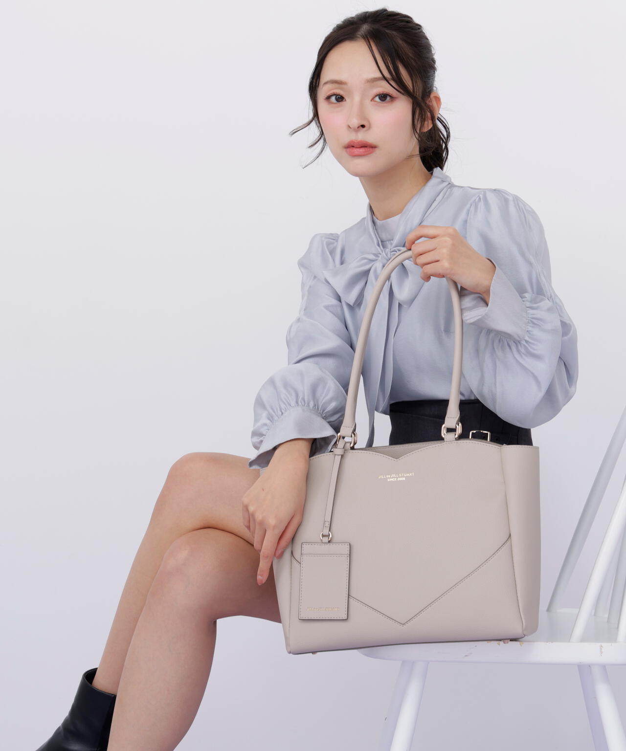 ハートカッティングA4トートバッグ