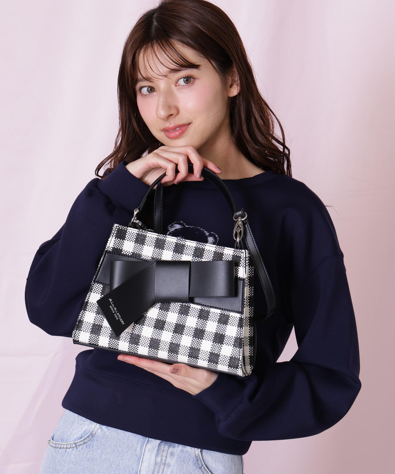 <リボンシリーズ>ワンハンドルバッグ