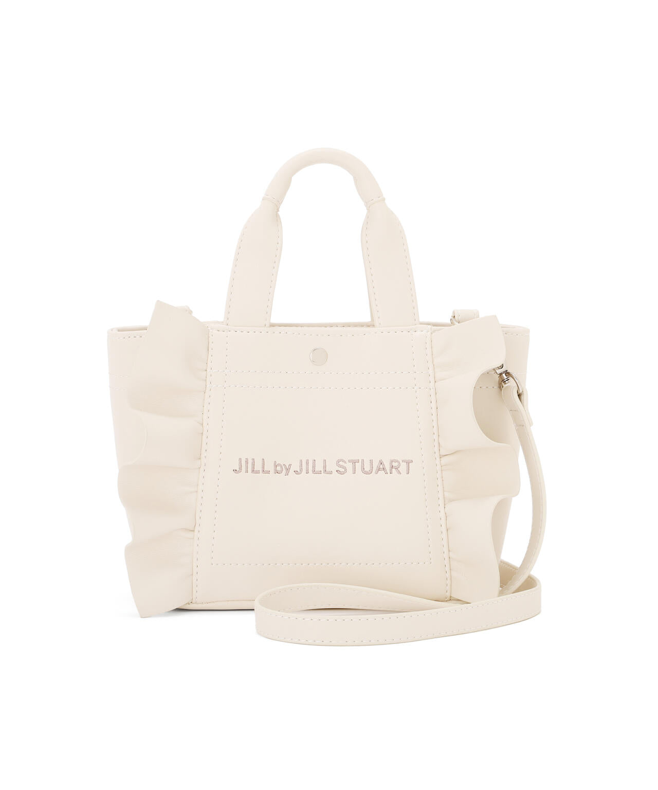 <フリルトートミニ>フェイクレザー