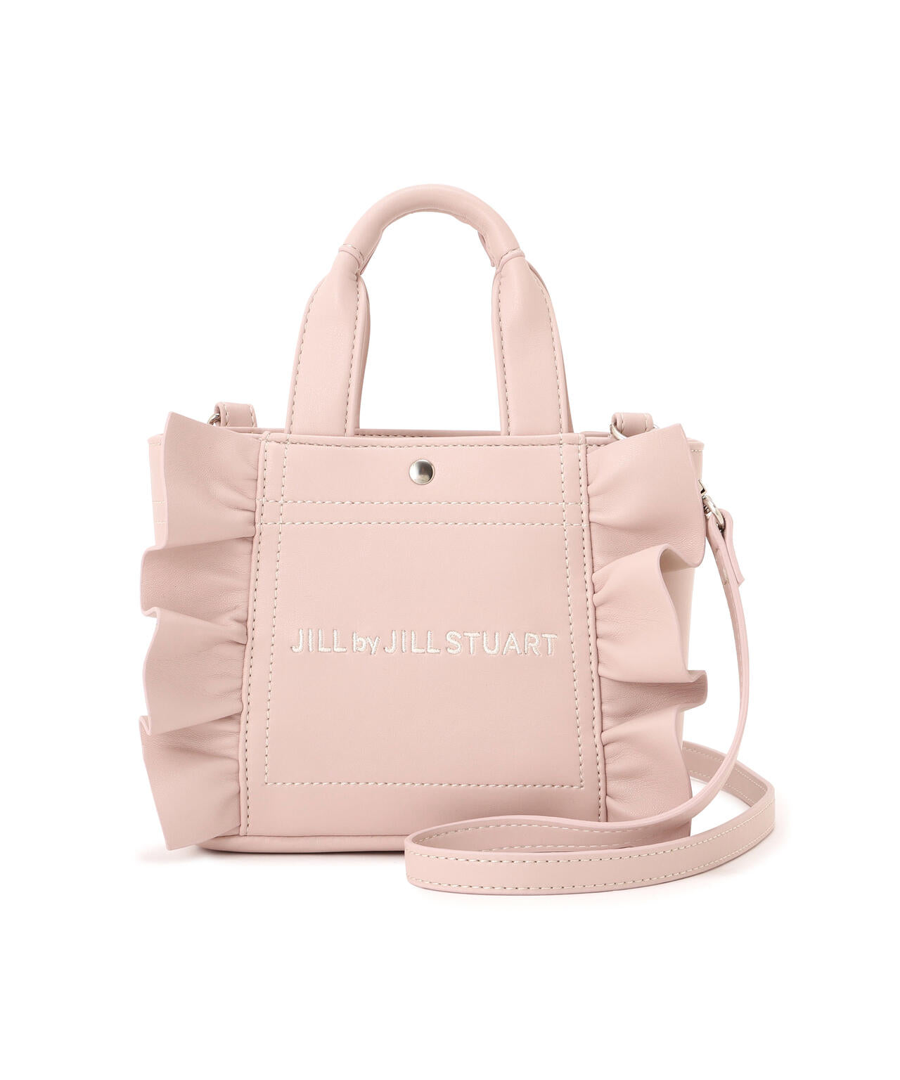 <フリルトートミニ>フェイクレザー