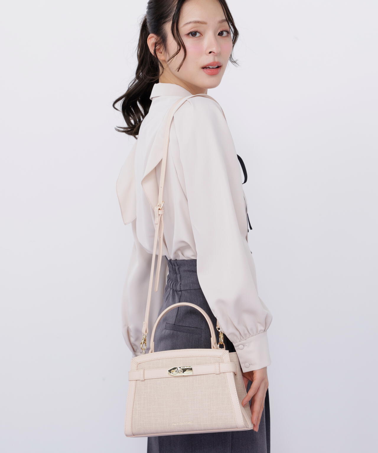 コンビネーションワンハンドルバッグ