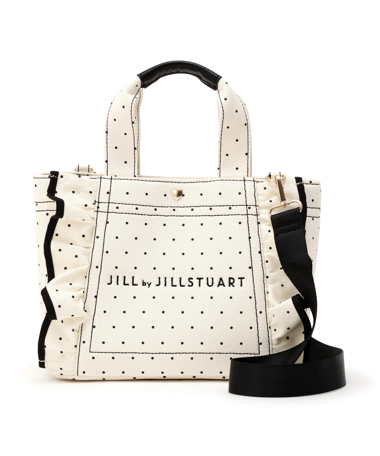 バレンタインフリルトートバッグ