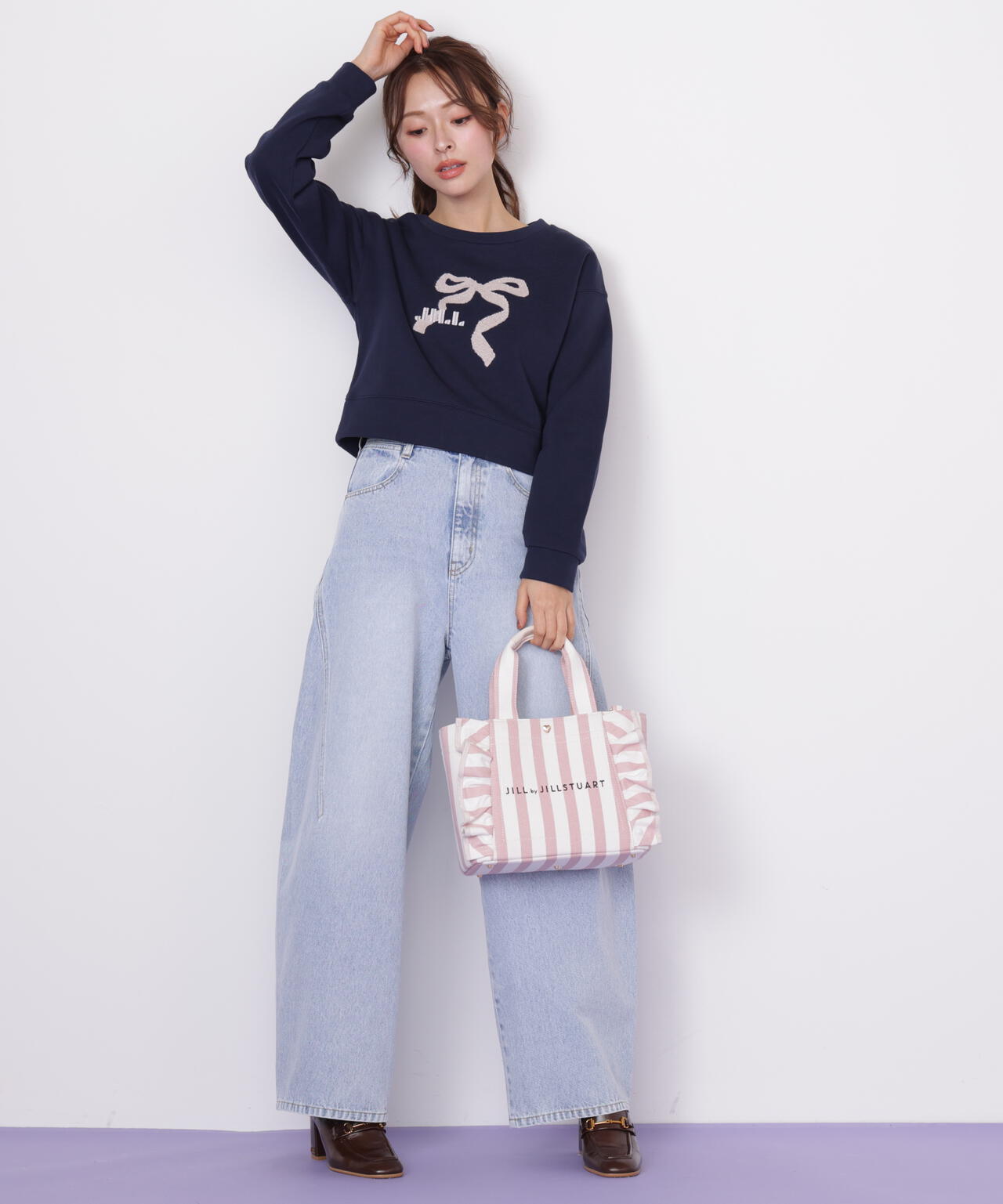 バレンタインフリルトートバッグ