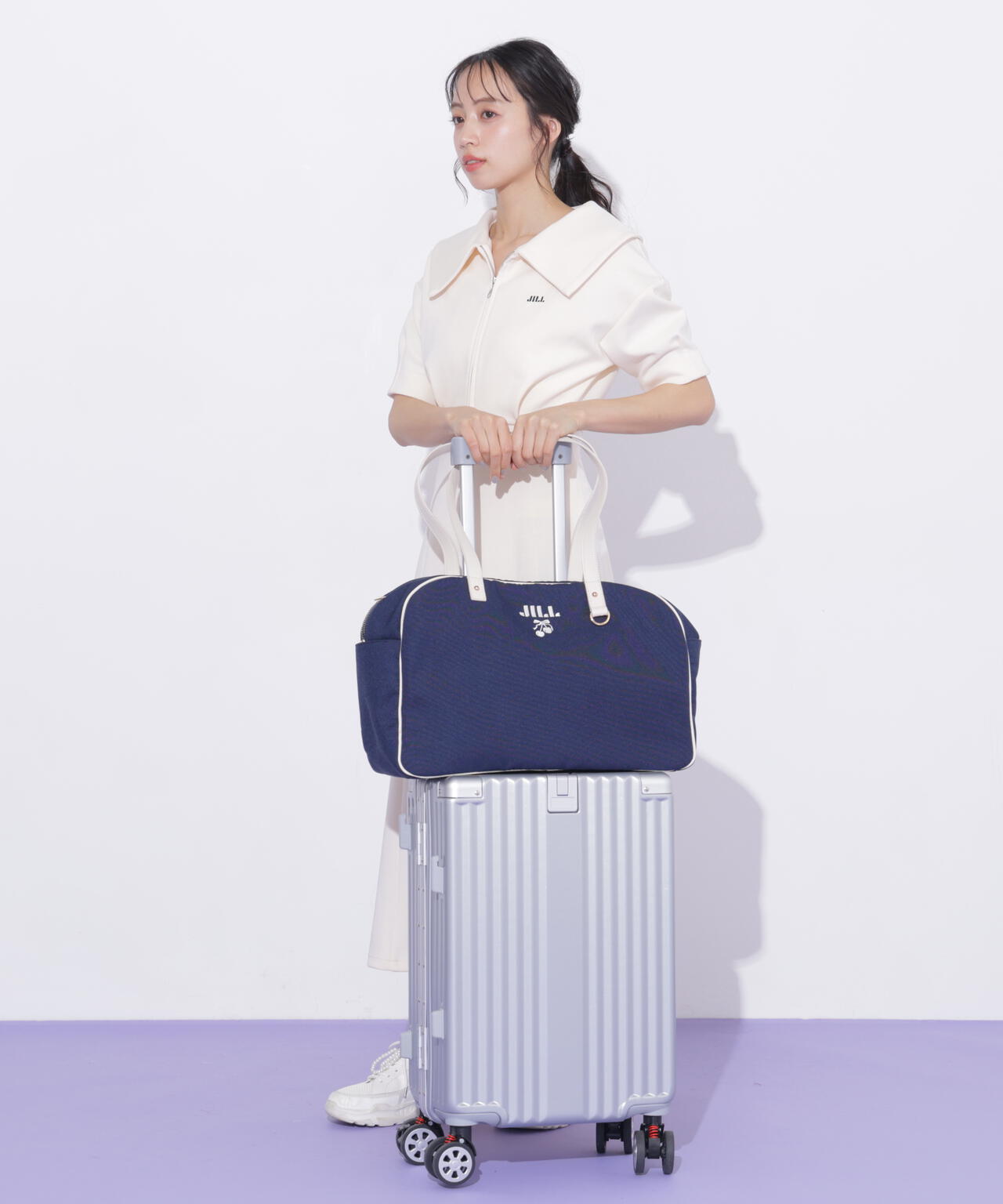 <Cherryシリーズ>トラベルボストンバッグ