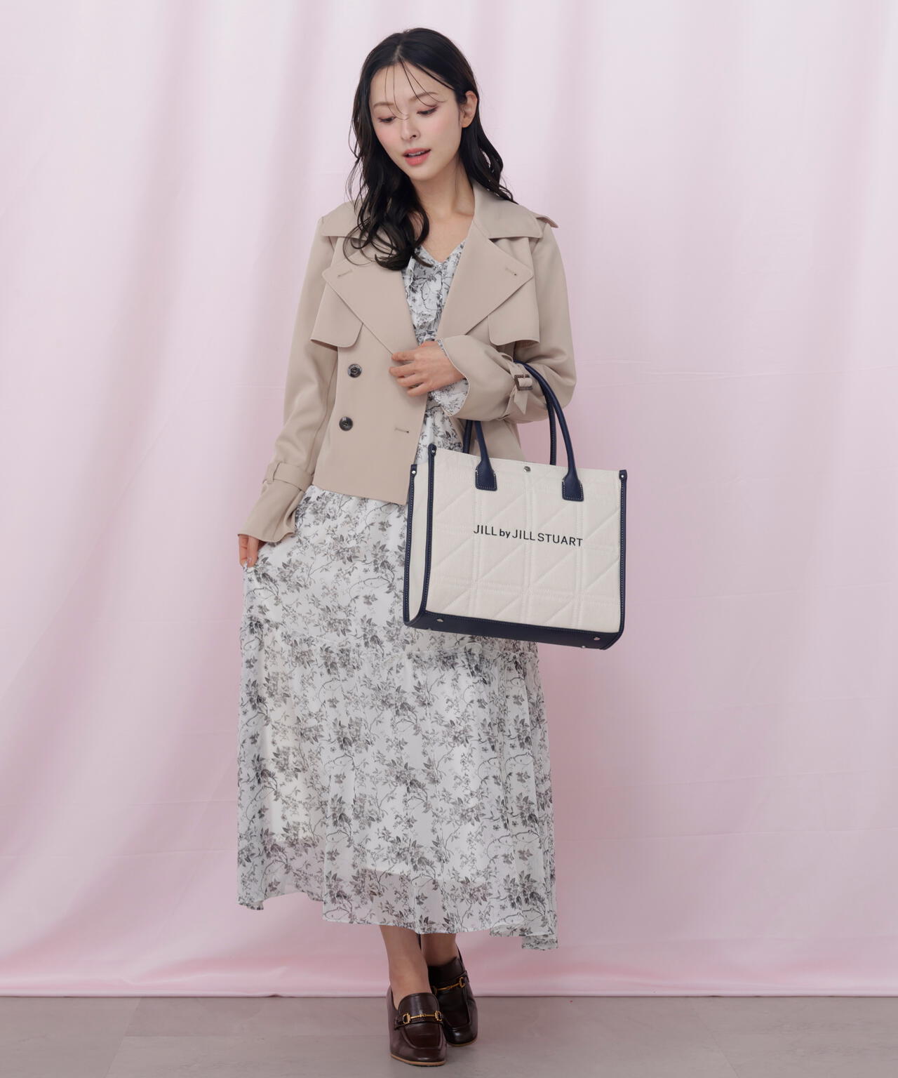 ステッチパイピングトート大