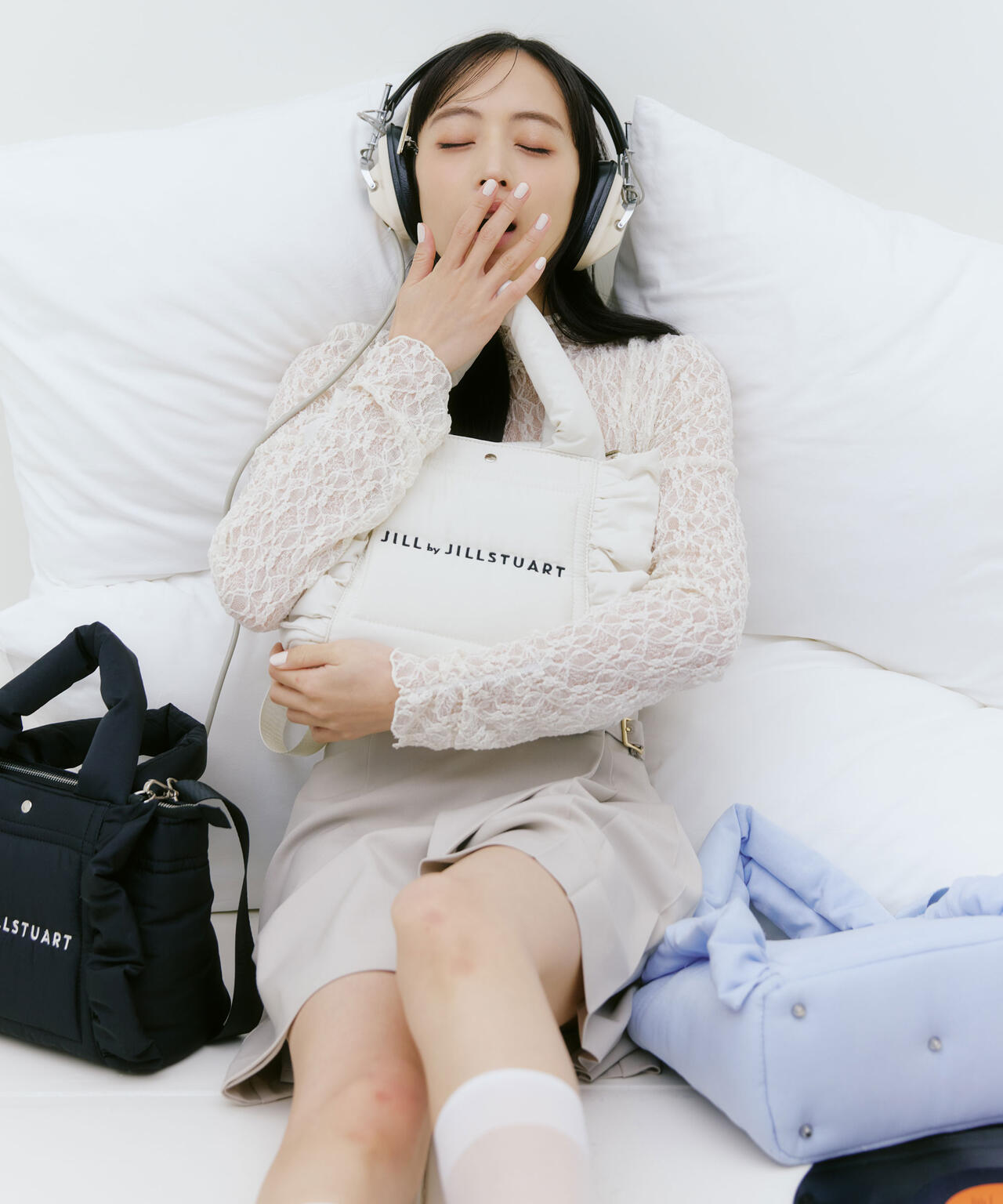 パフフリルトート