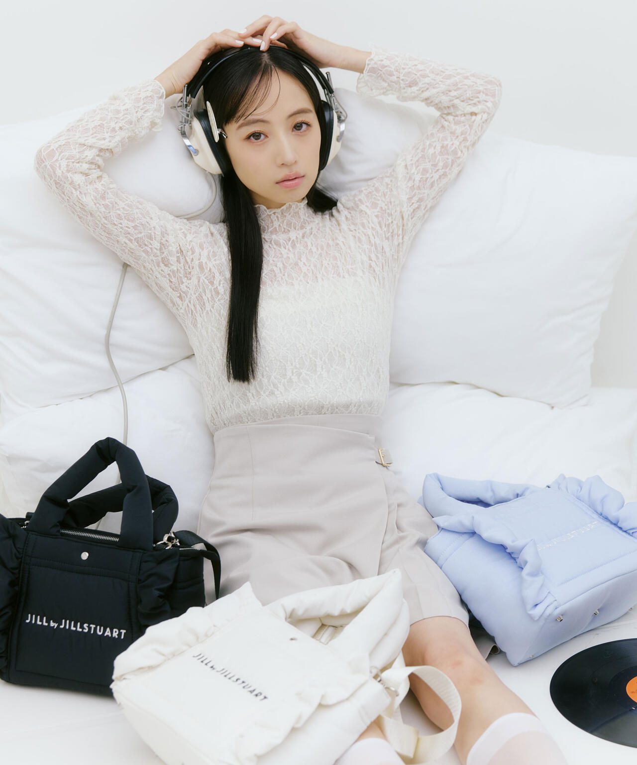 パフフリルトート