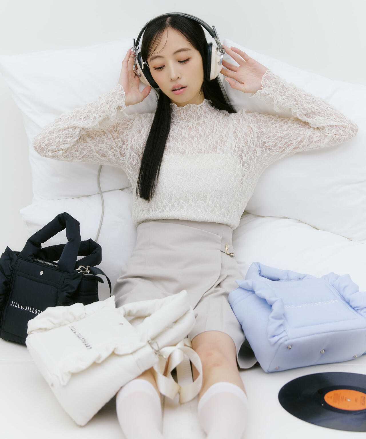 パフフリルトート