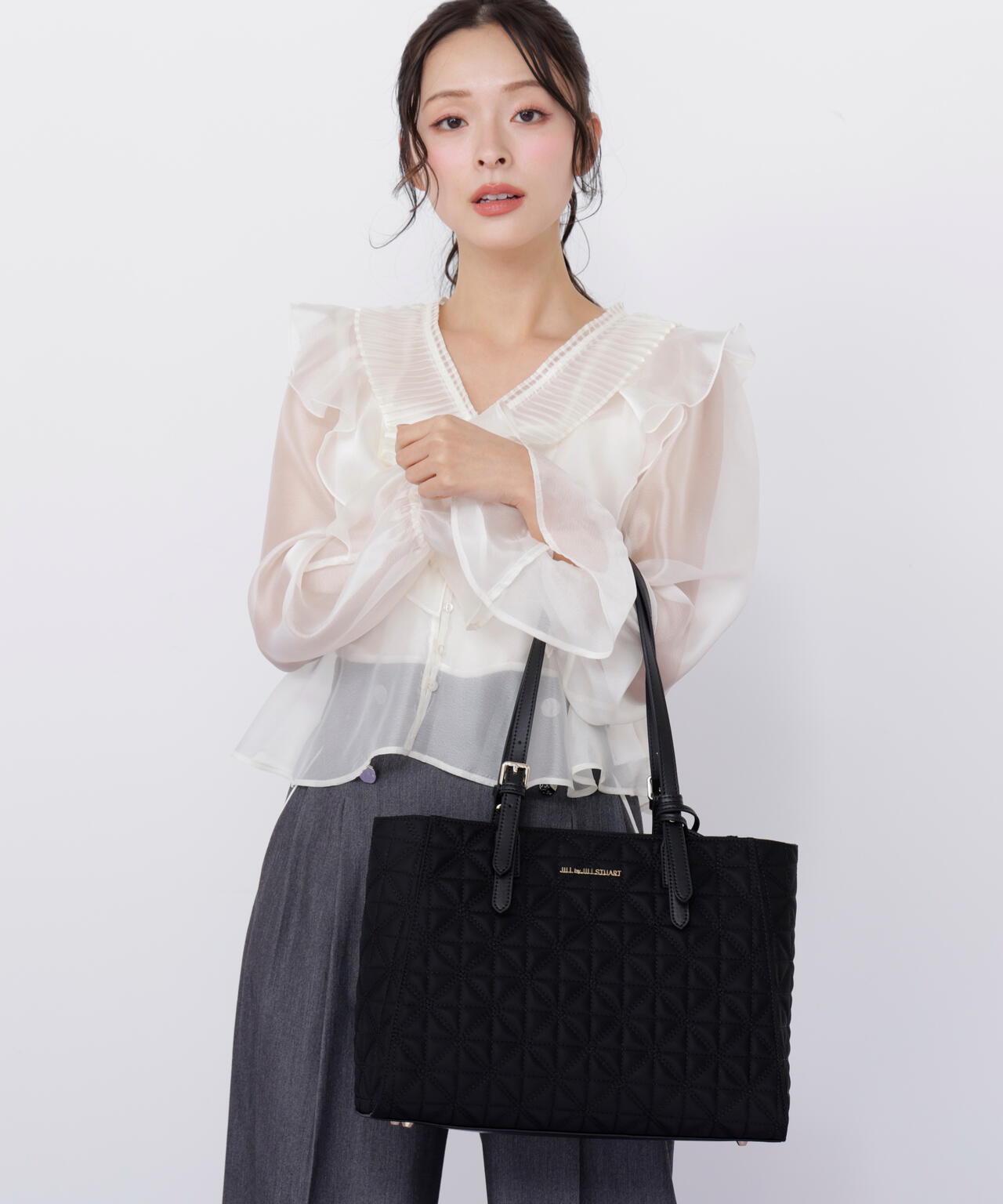 キルティングA4トートバッグ