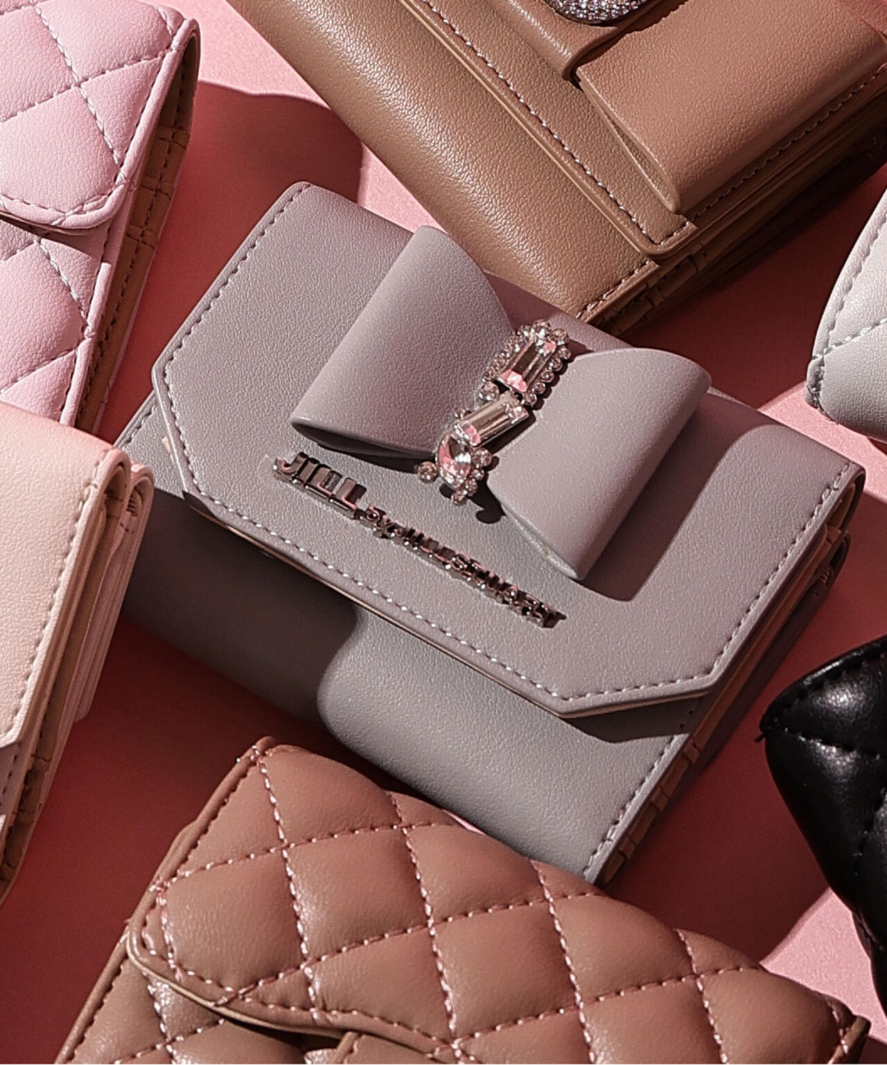 リボンビジューウォレットミニ財布