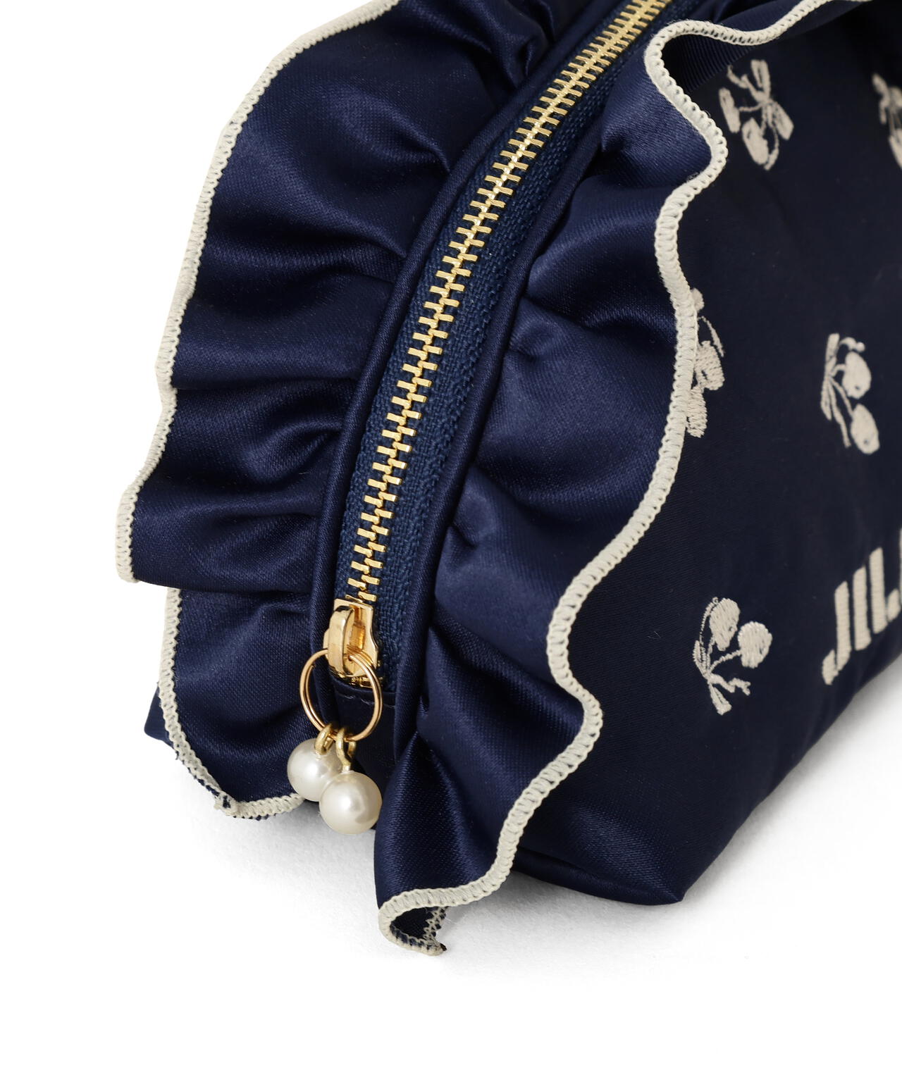 <Cherryシリーズ>フリルポーチ