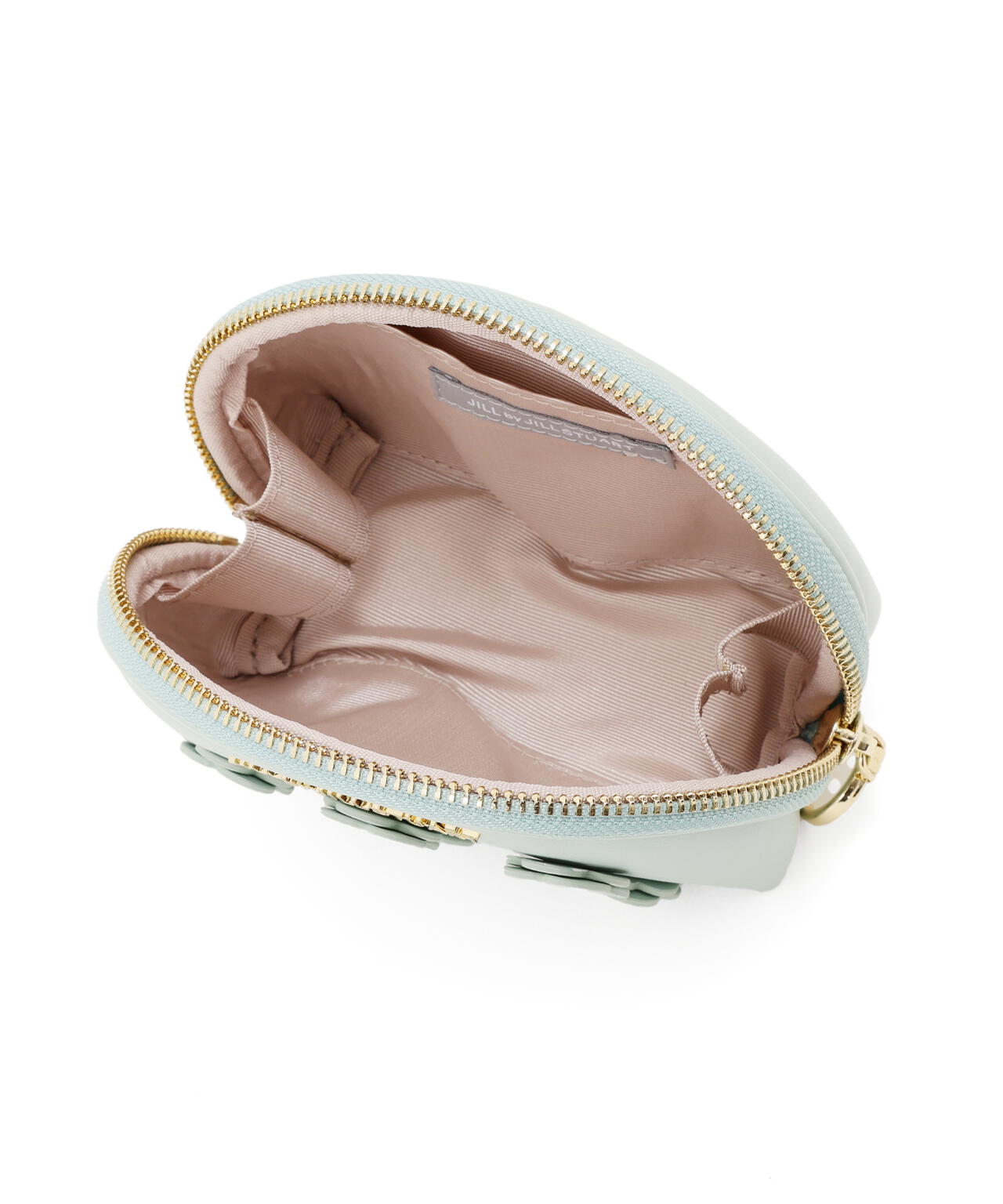 フラワーモチーフポーチ