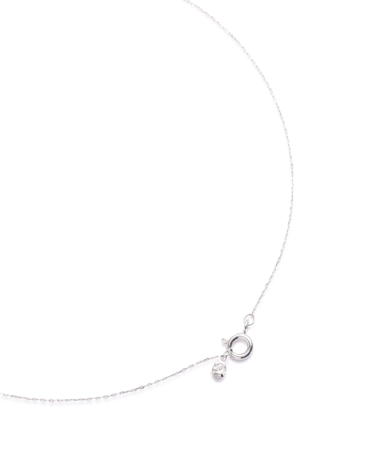 Cubic パヴェリボンネックレス