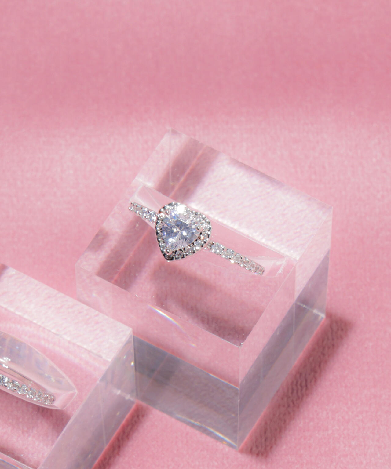 Cubic プチハートリング