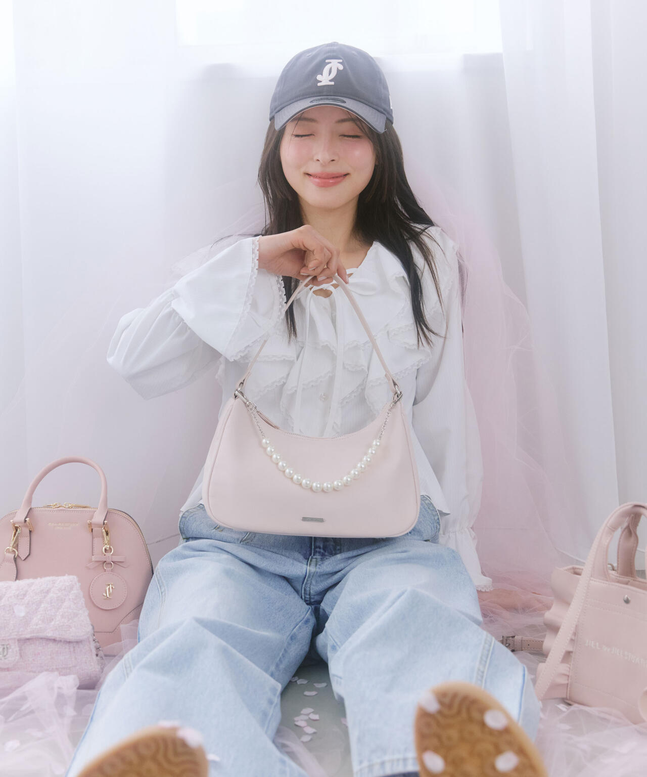 <ニューエラコラボ>サクラPinkキャップ