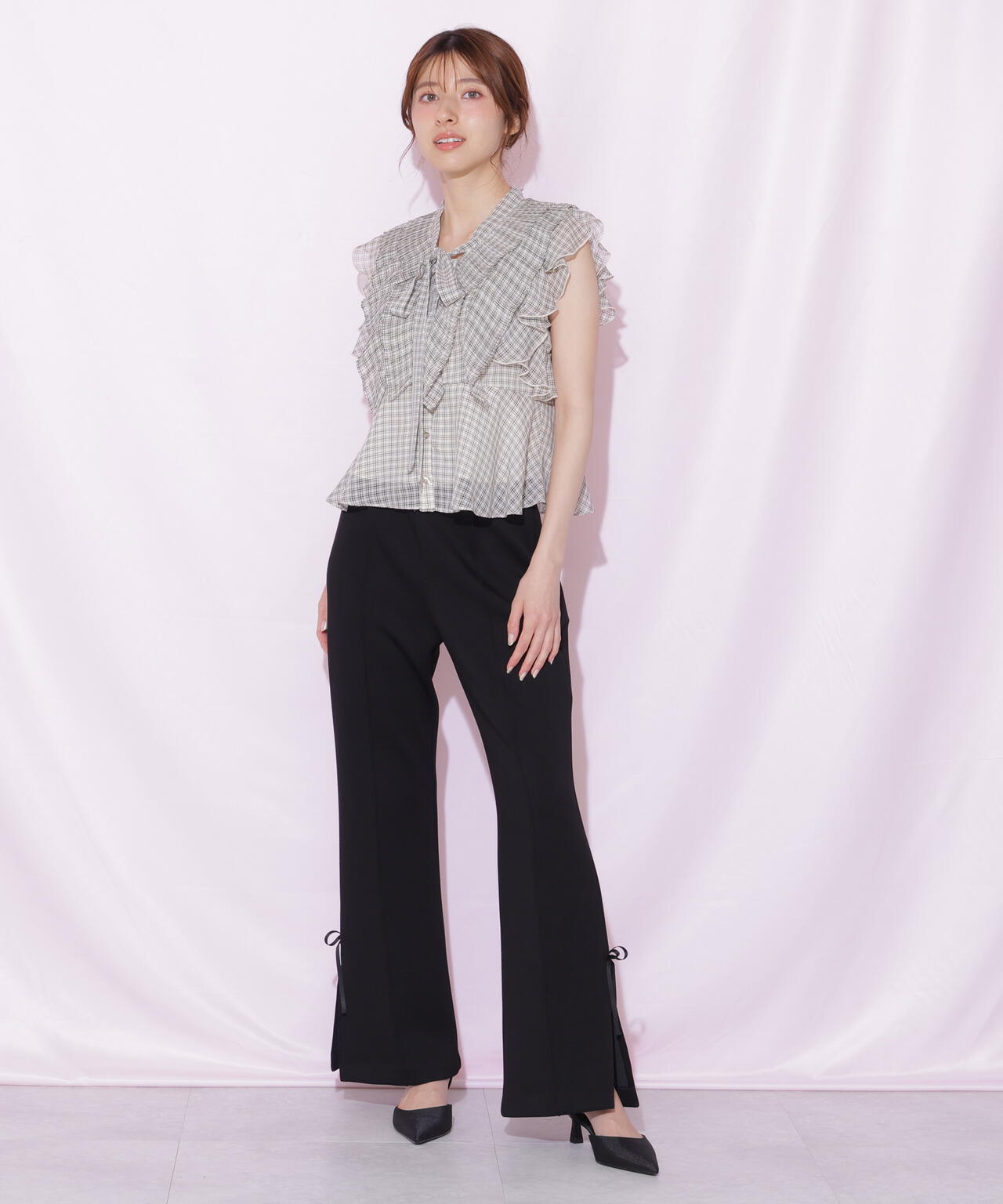 161cm 着用サイズ:FR