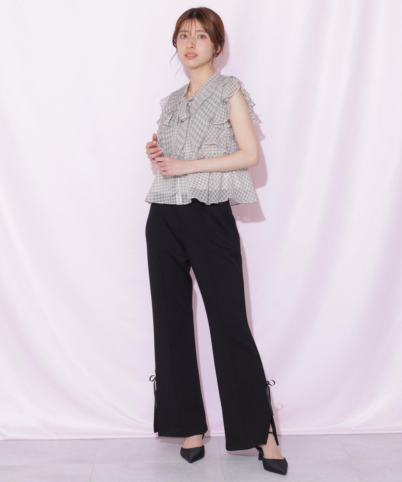 161cm 着用サイズ:FR