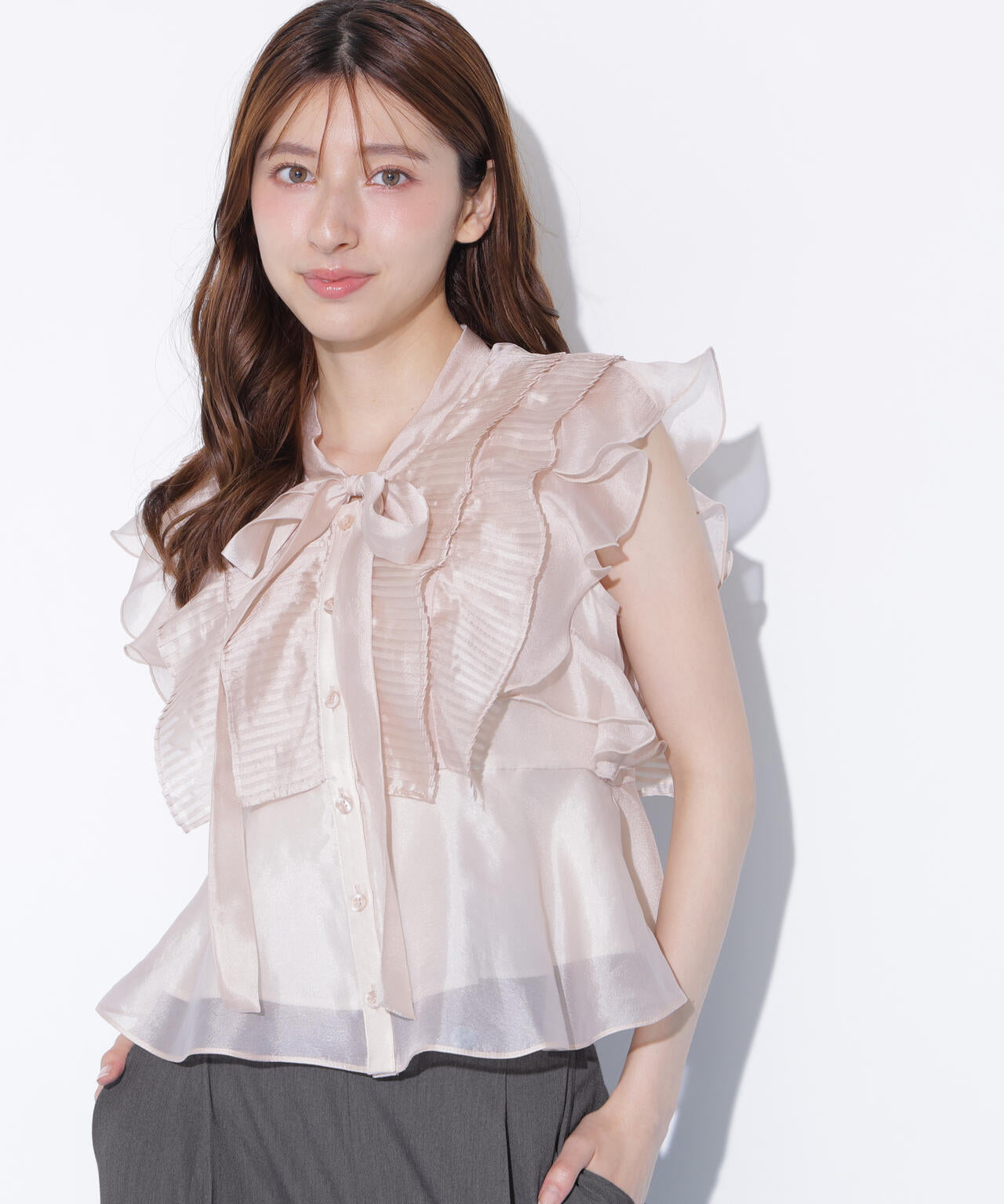 161cm 着用サイズ:FR
