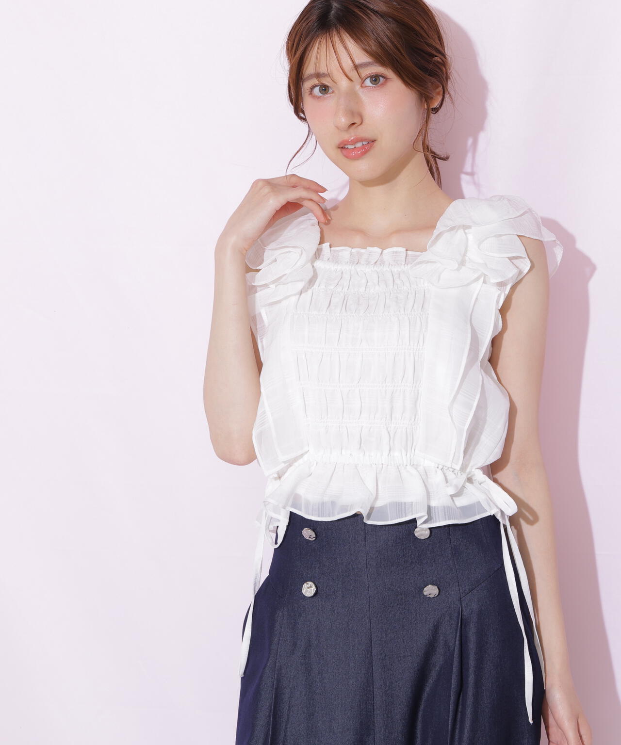 161cm 着用サイズ:FR