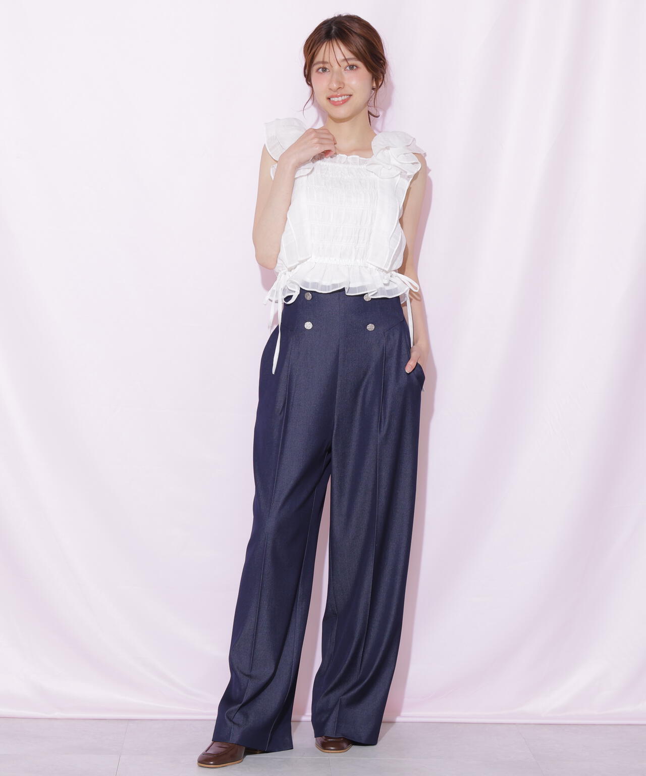 161cm 着用サイズ:FR