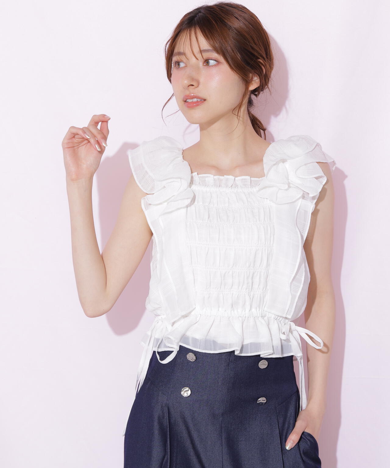 161cm 着用サイズ:FR