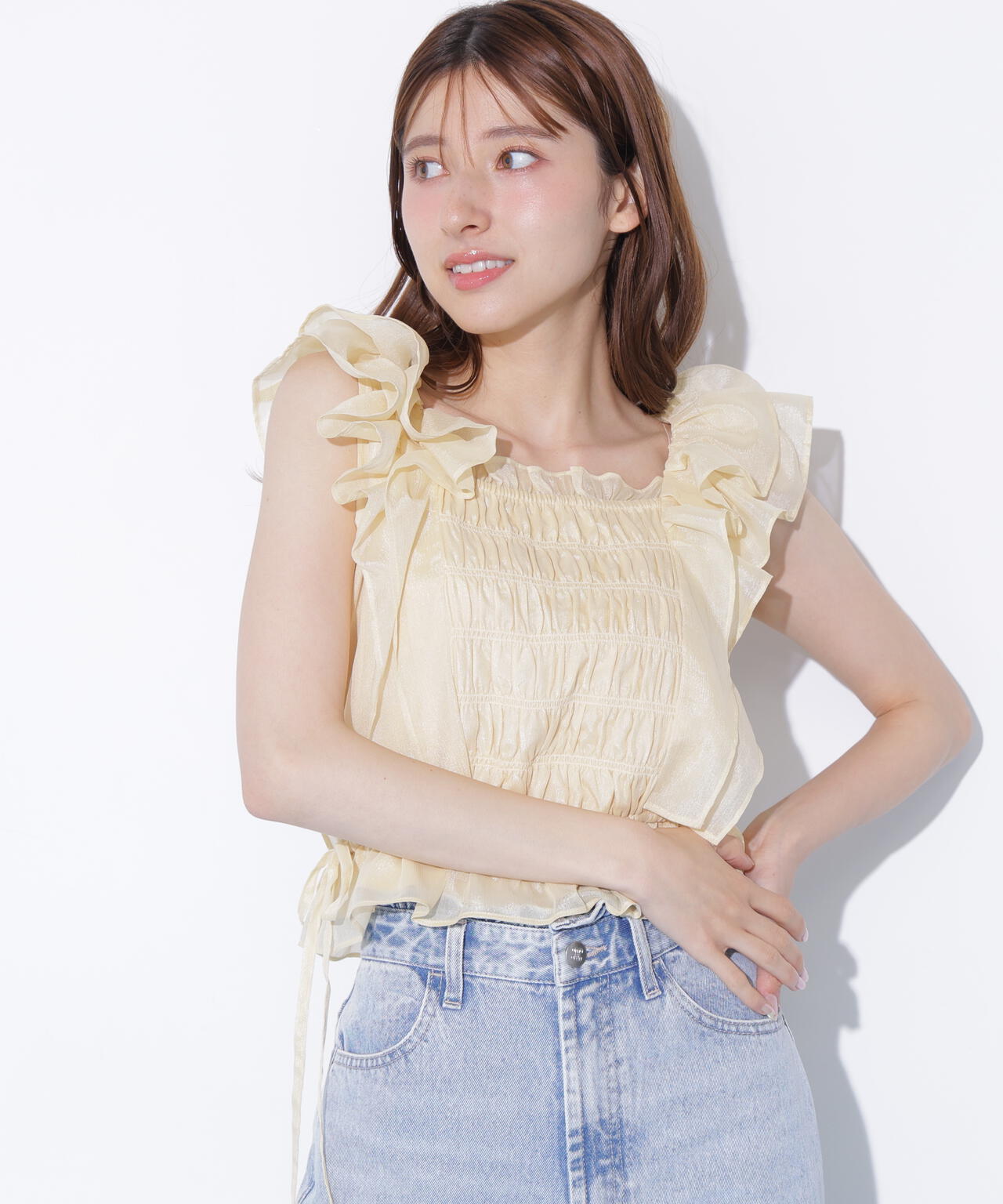 161cm 着用サイズ:FR
