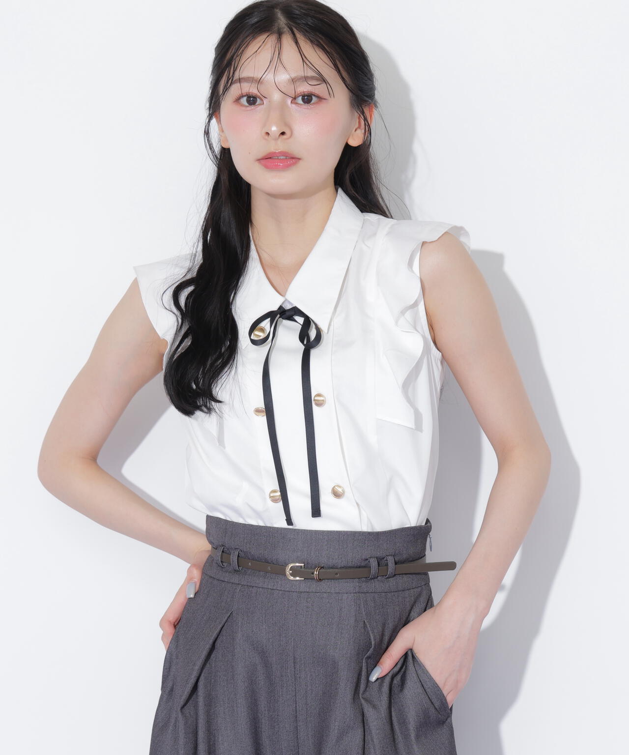 162cm 着用サイズ:FR