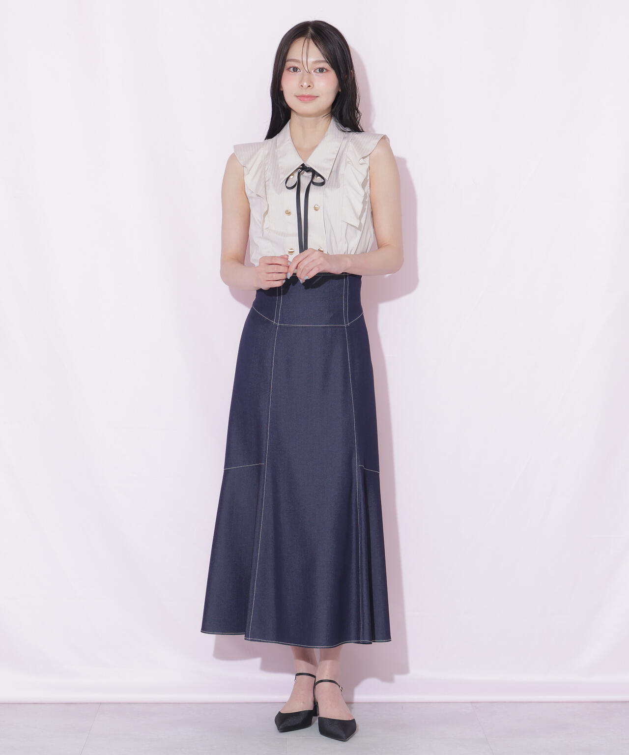 162cm 着用サイズ:FR