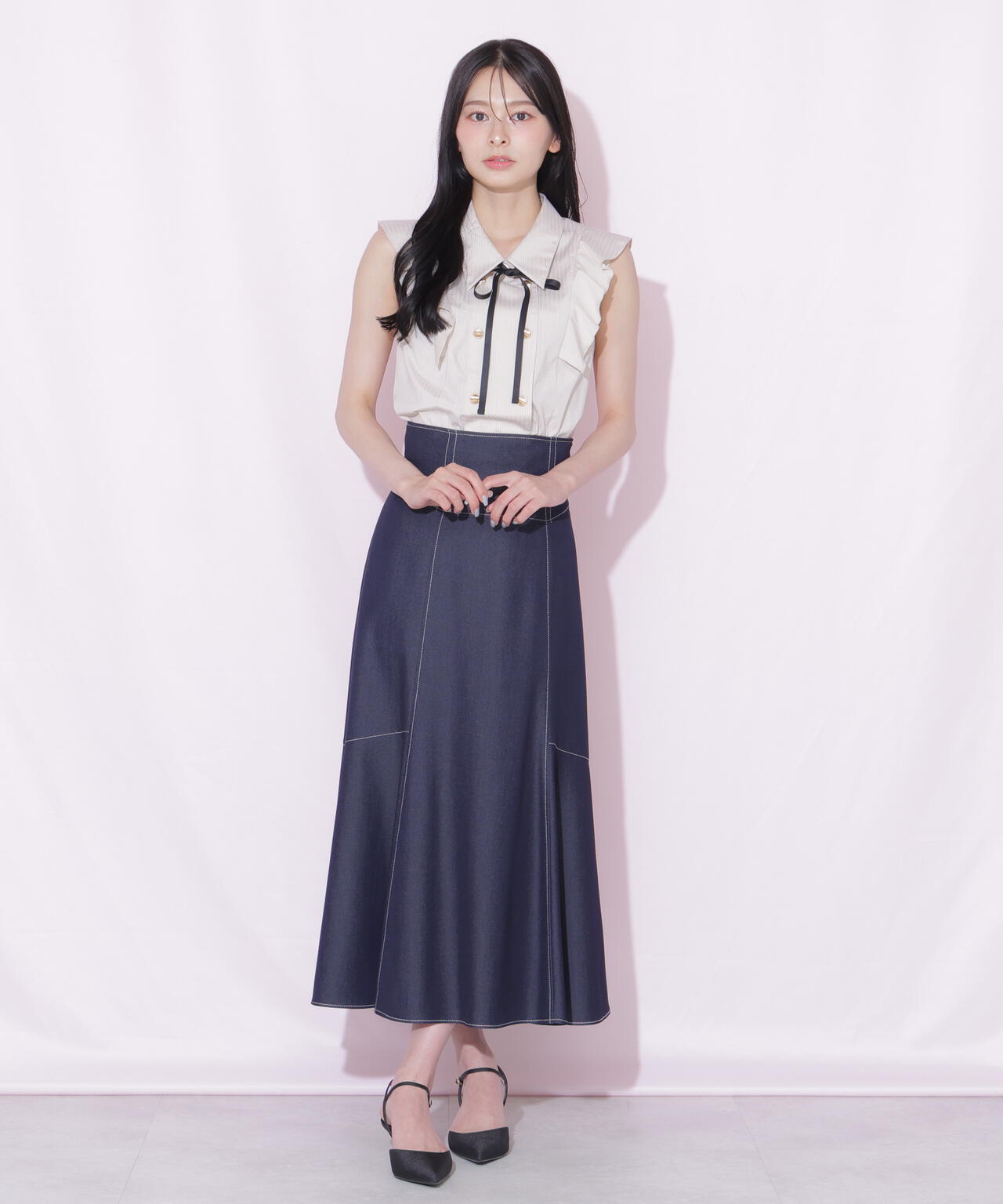 162cm 着用サイズ:FR