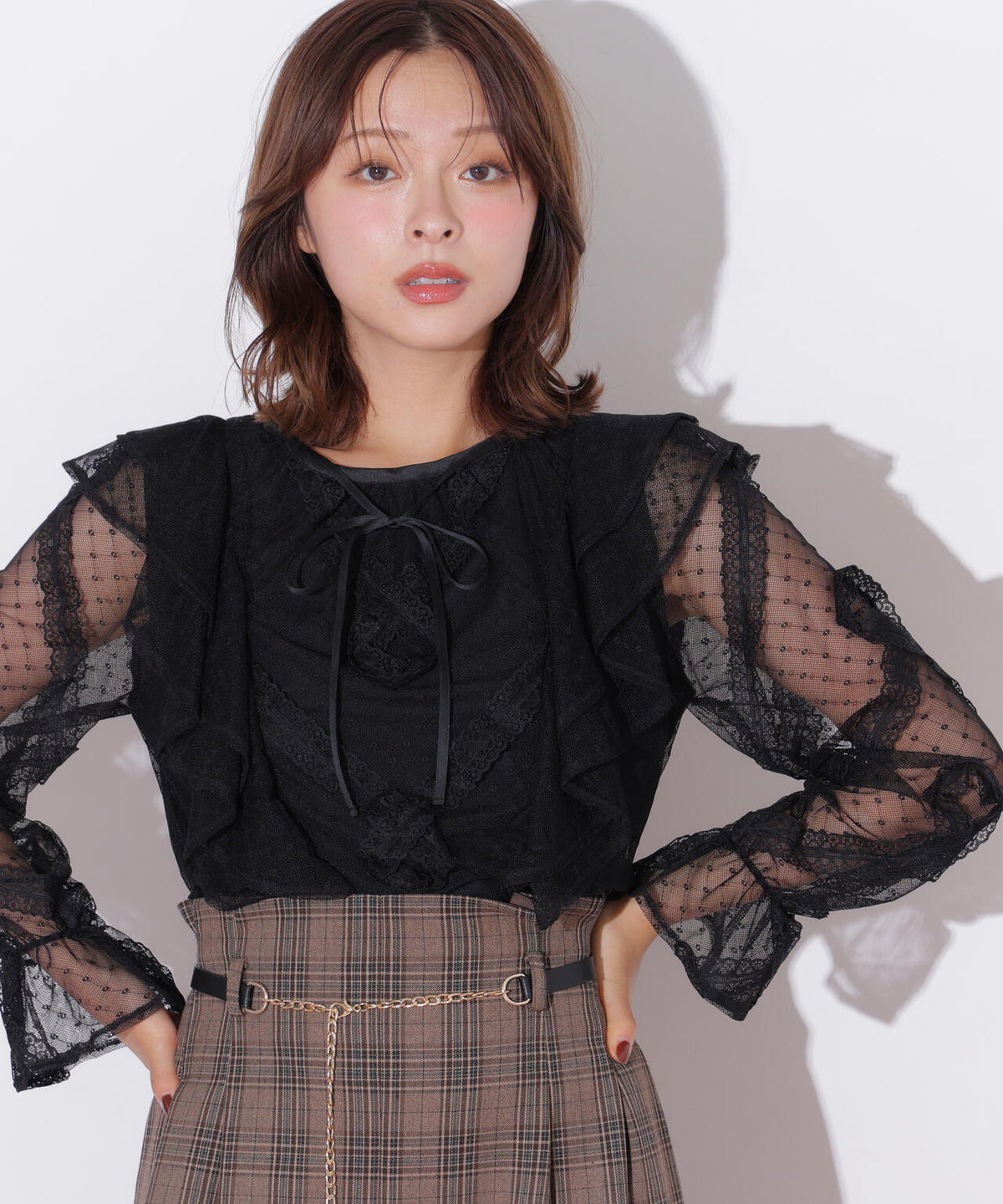 167cm 着用サイズ:FR