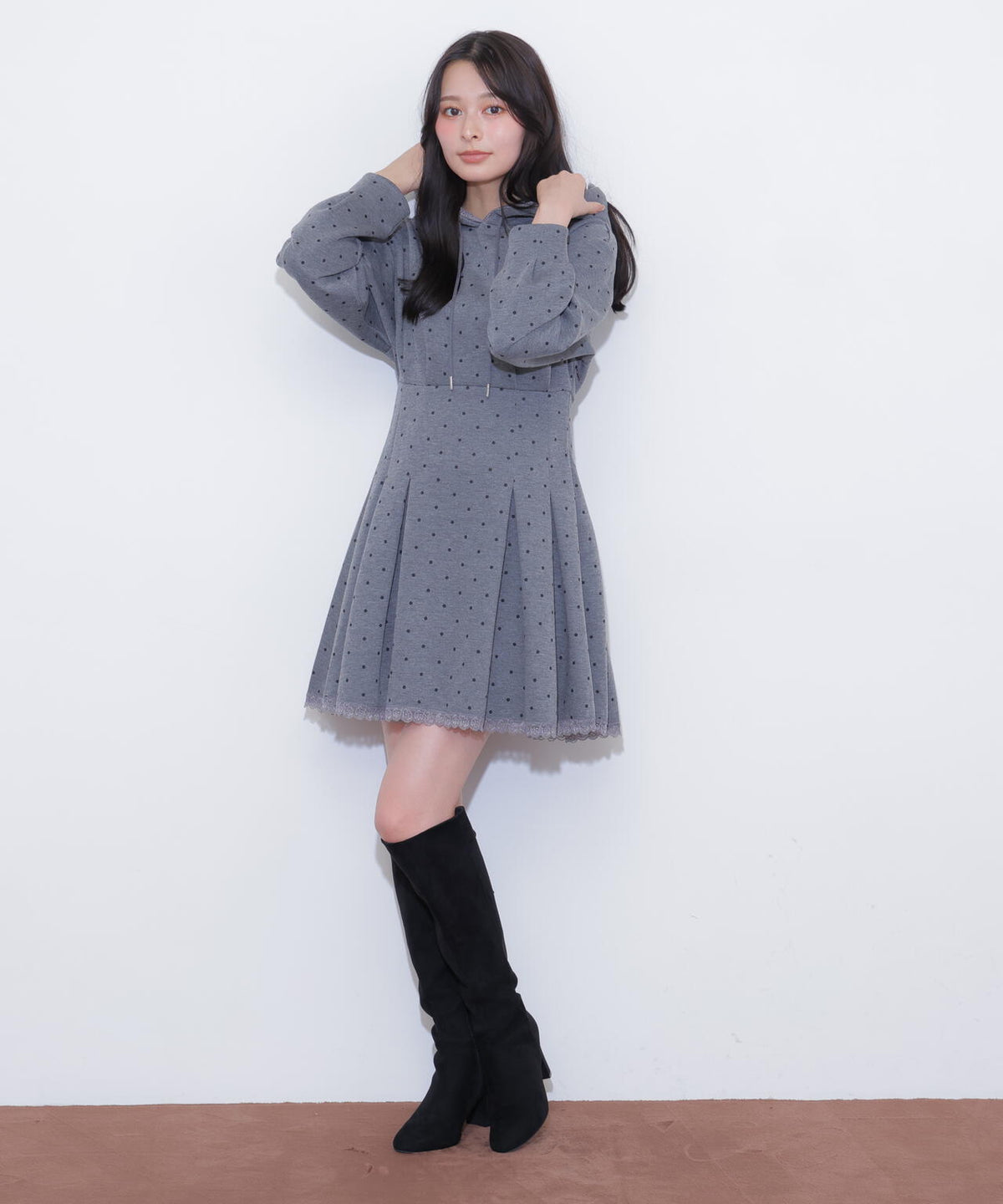 162cm 着用サイズ:FR