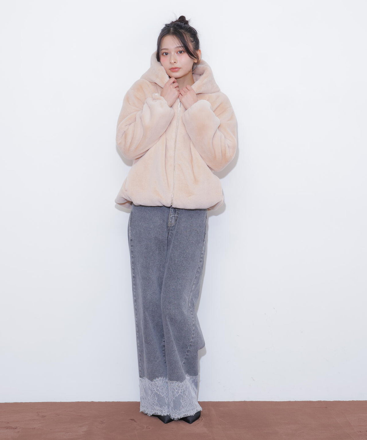 162cm 着用サイズ:FR