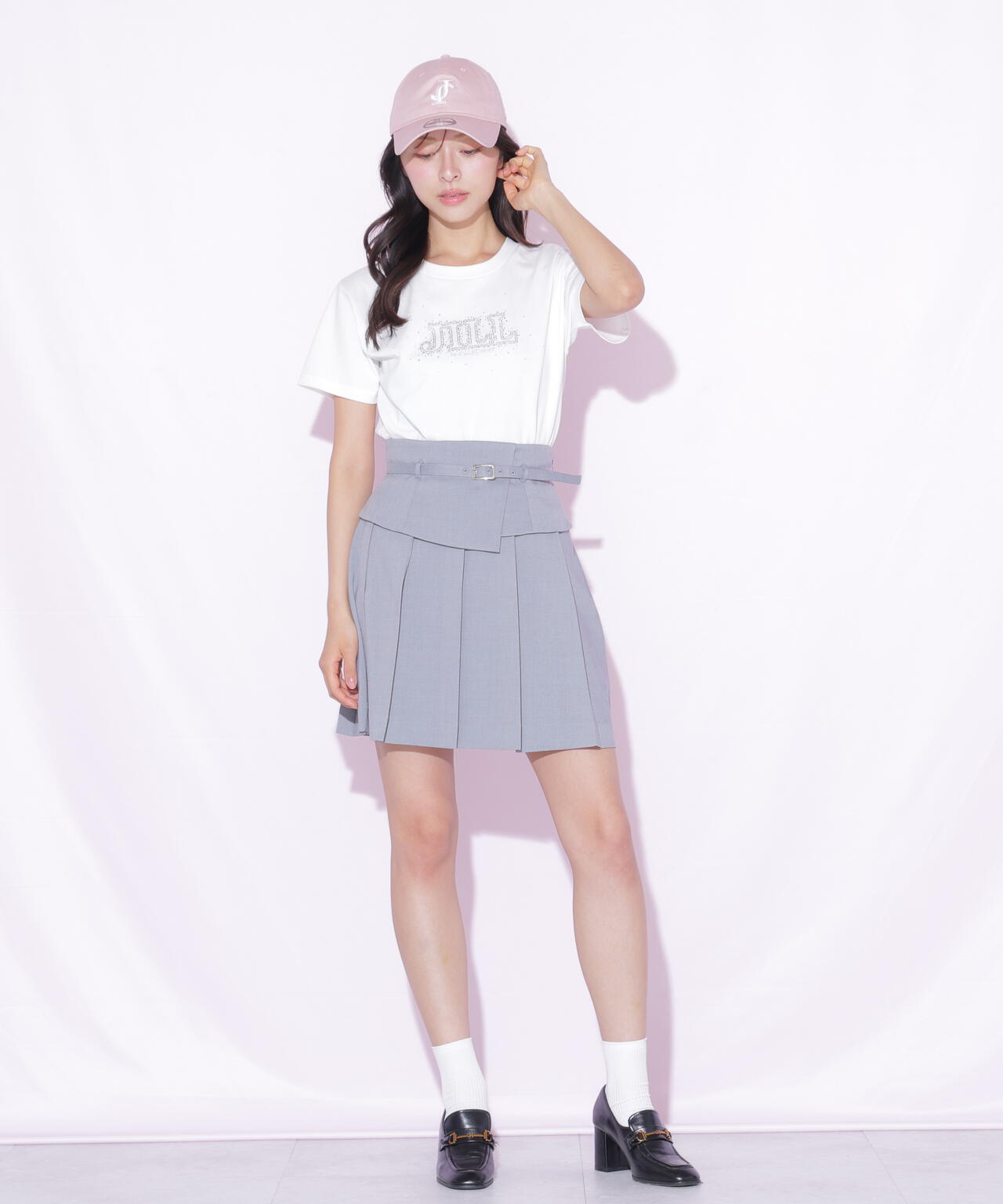 グラデーションストーンロゴTシャツ