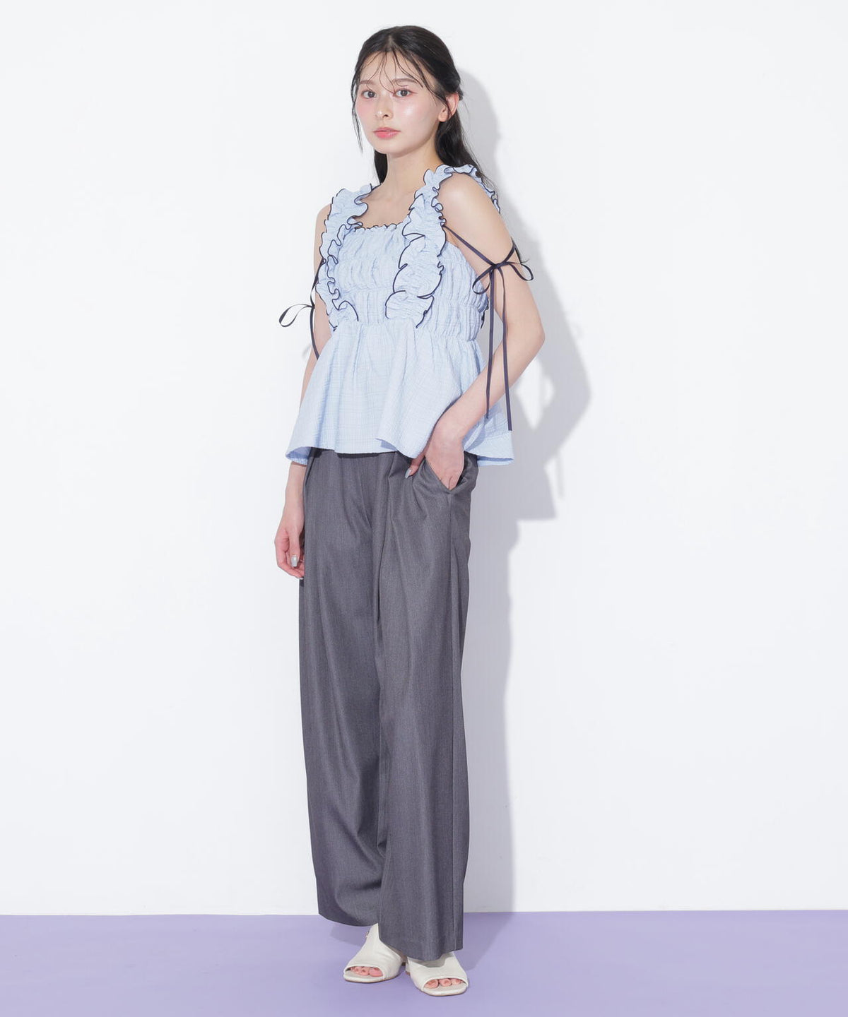 162cm 着用サイズ:FR