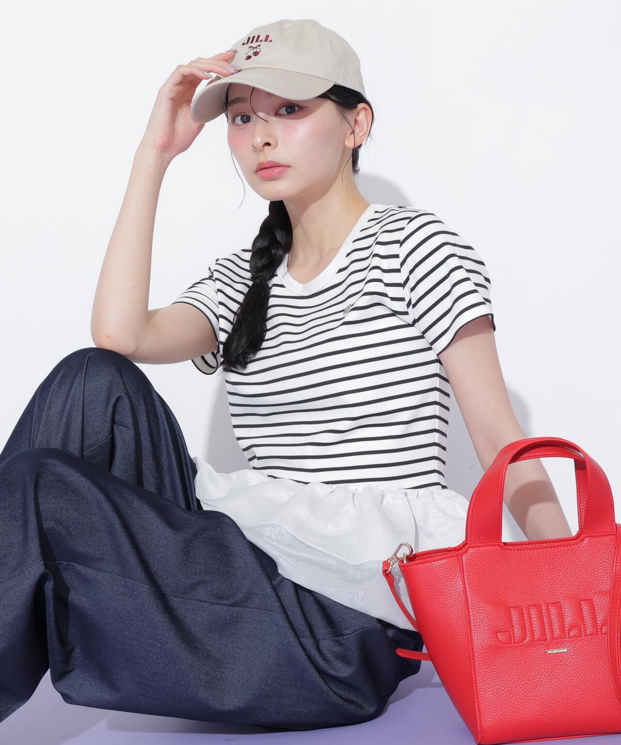 裾バルーンTシャツ